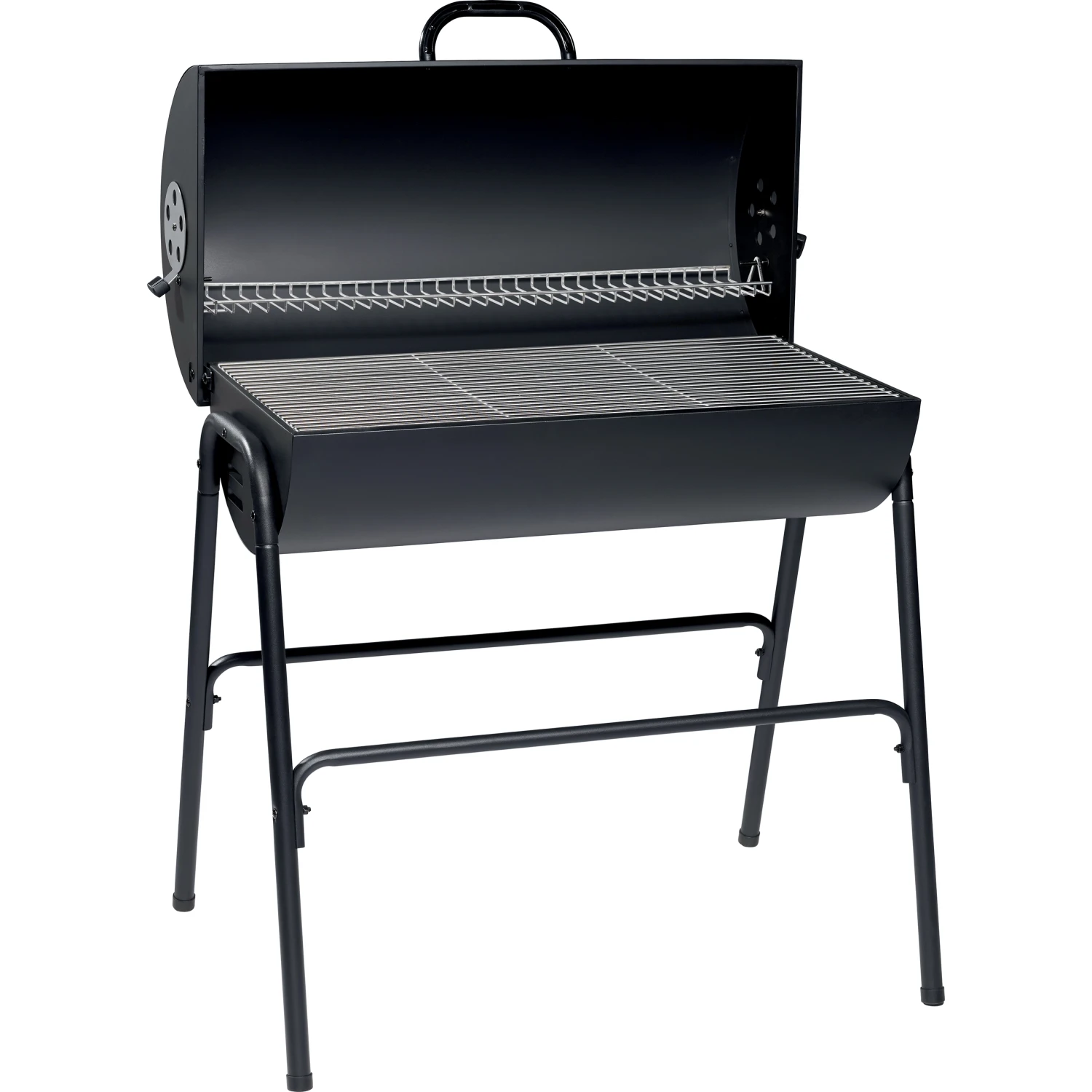 CMI Barbecue a carbonella CMI nero con coperchio
