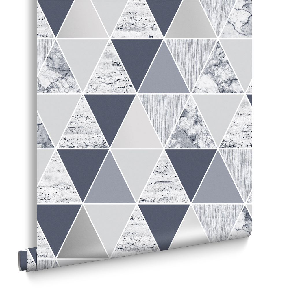 Graham & Brown  vliesbehang  Reflections  Blauw Graham & Brown  vliesbehang  Reflections  Blauw