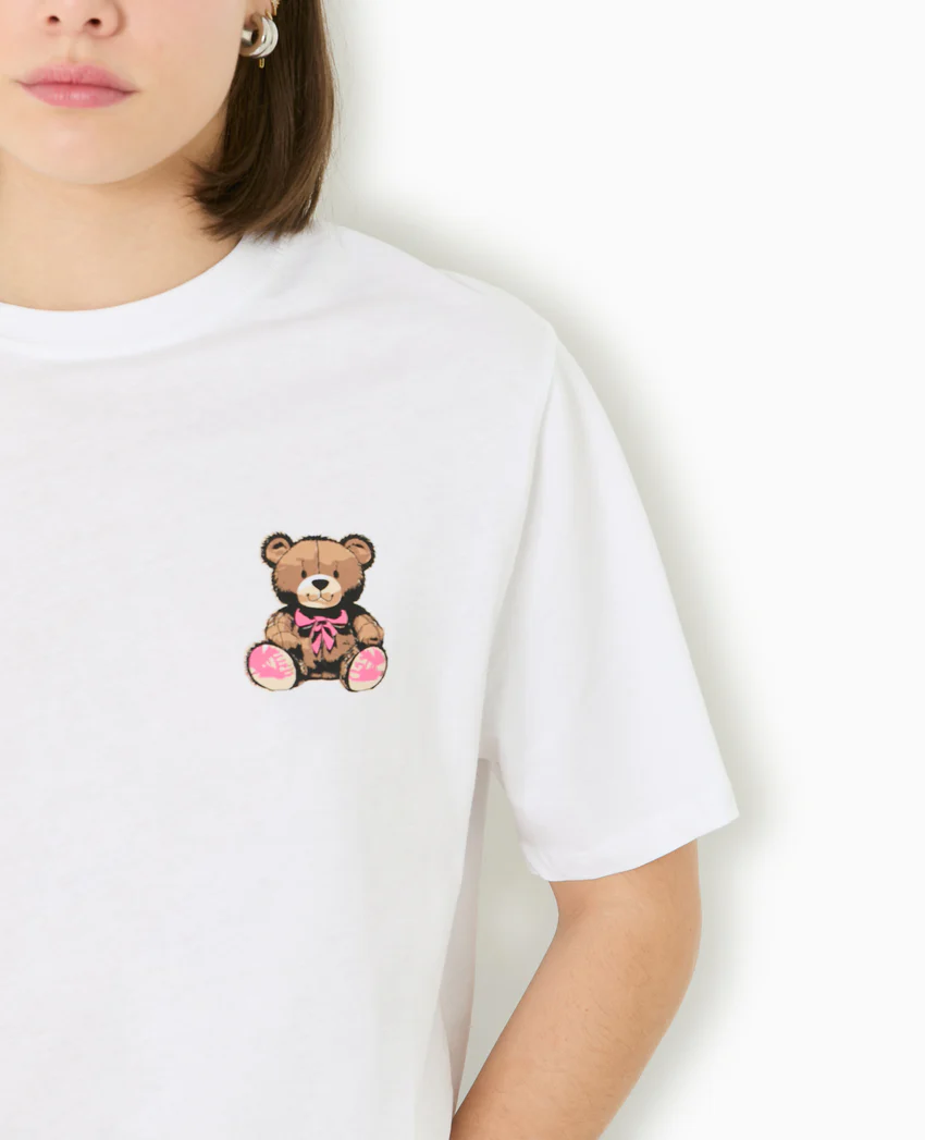 Pimkie T-shirt ample avec print poitrine et dos