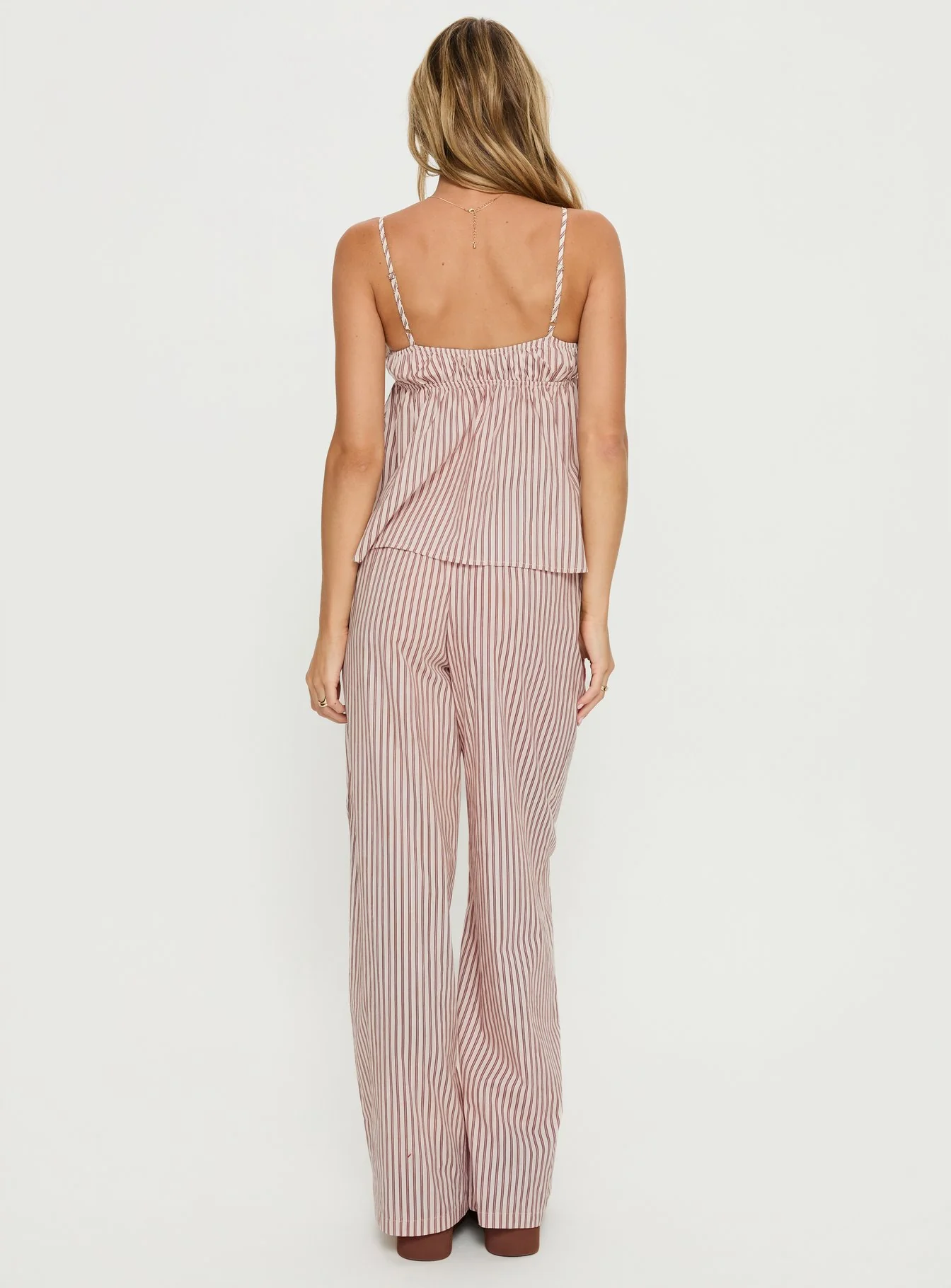 Chill Club Sleep Relaxed Pants Red / White Stripe