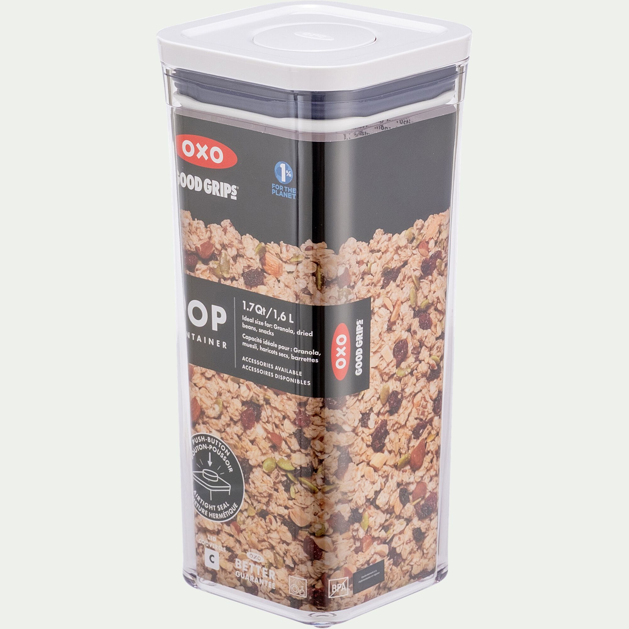 POP - Boîte de conservation 1,6L - transparent