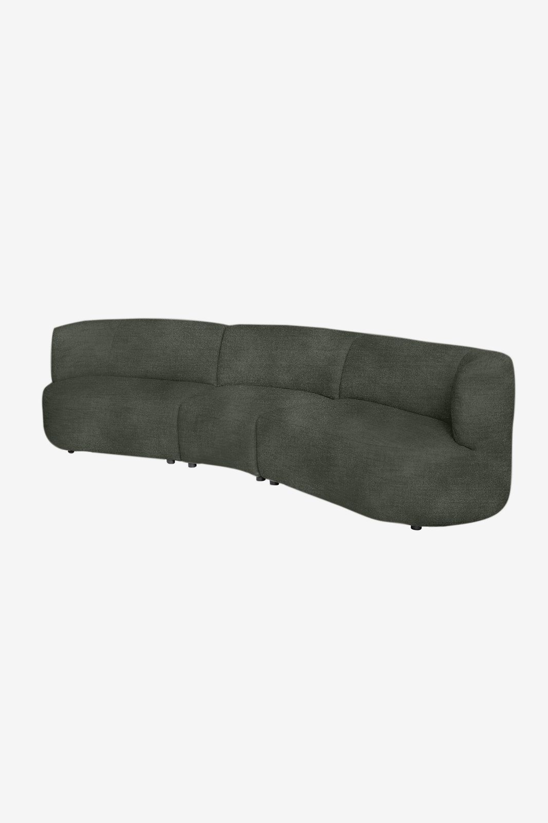 Empress velvet 3.5-zits bank Juke dark green hunter