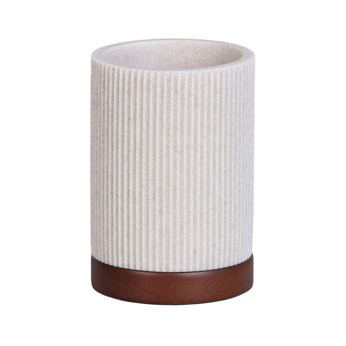 Tandenborstelbeker Ribbel wood