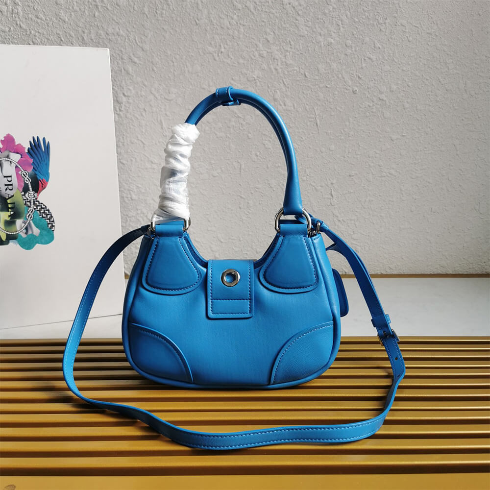 Prada Moon padded nappa-leather bag - Top Club