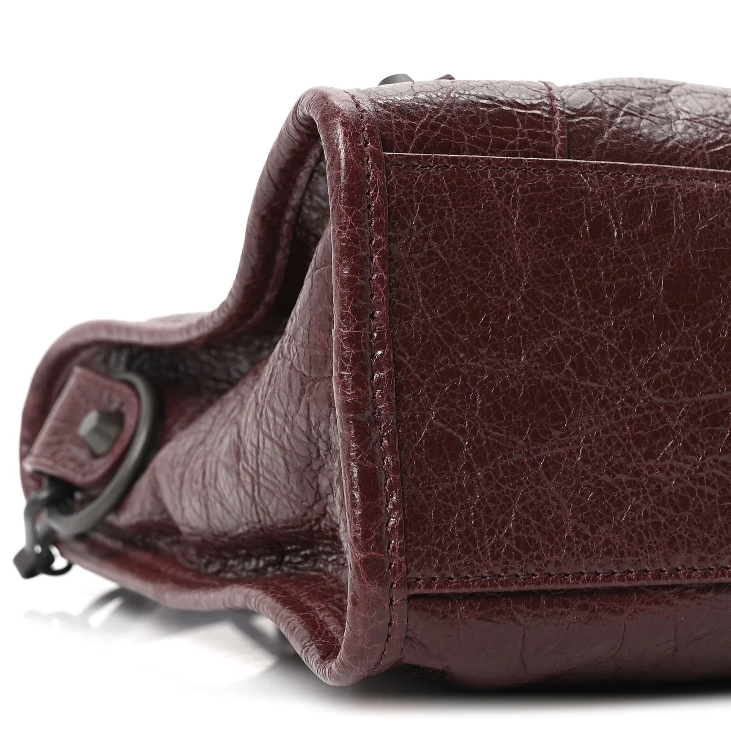 Agneau Arena Classic Hardware Small Le City Dark Burgundy - Top Club
