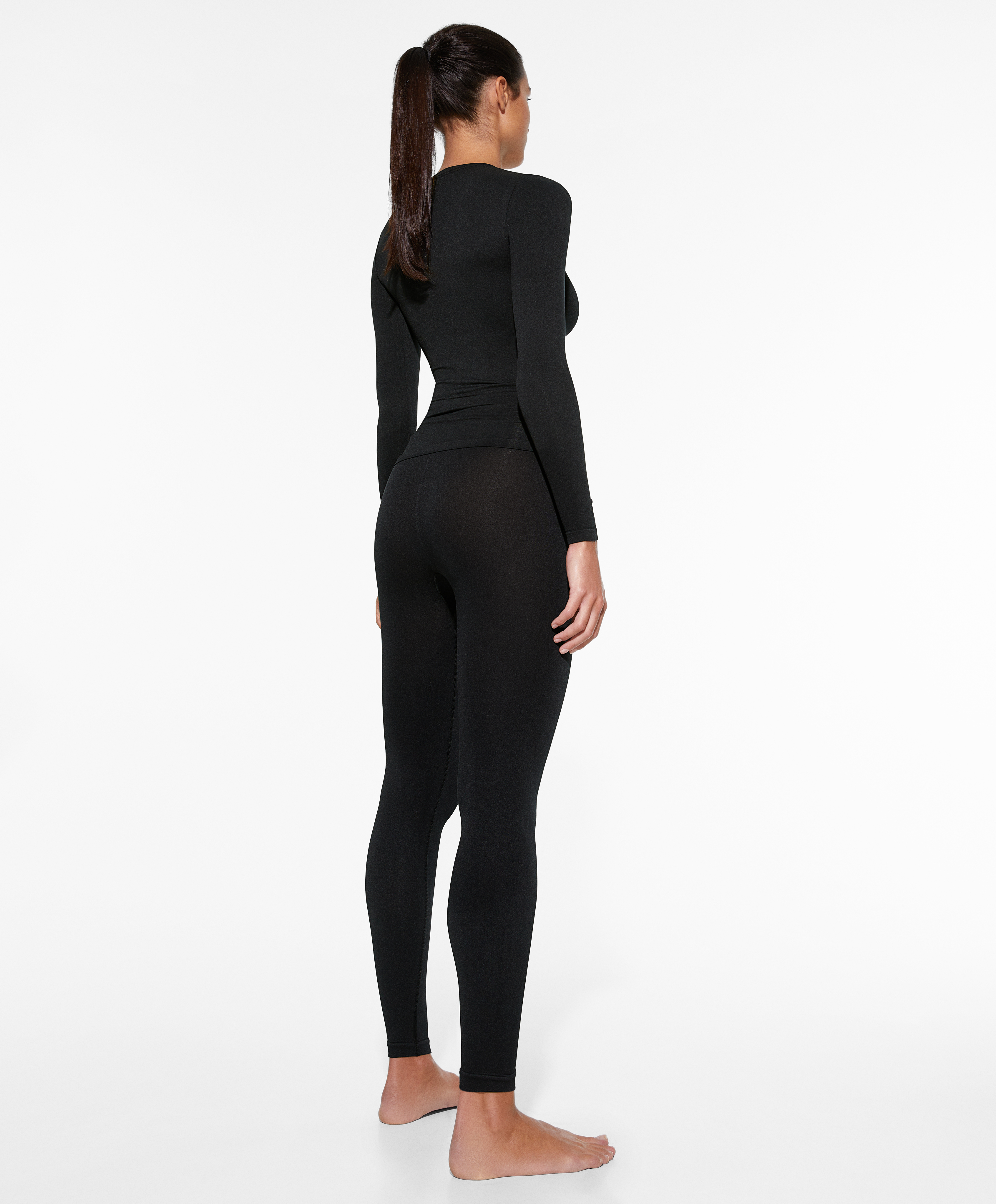OYSHO Seamless long-sleeved T-shirt