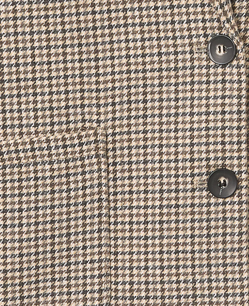 Pimkie Veste blazer oversize en tissu chaud motif pied-de-poule