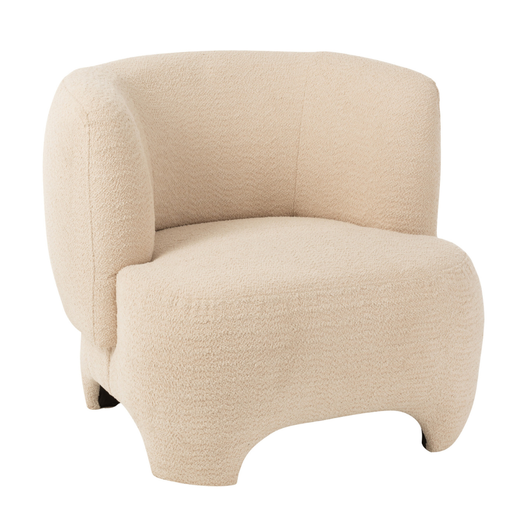 Stoel Poppy Bouclé Beige