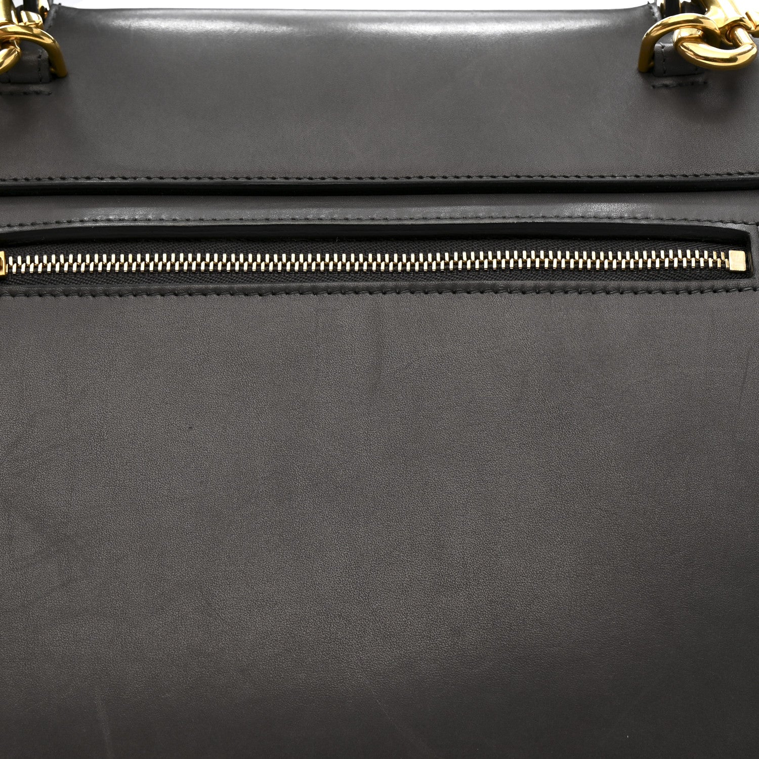 Smooth Calfskin Mini Belt Bag Grey - Top Club