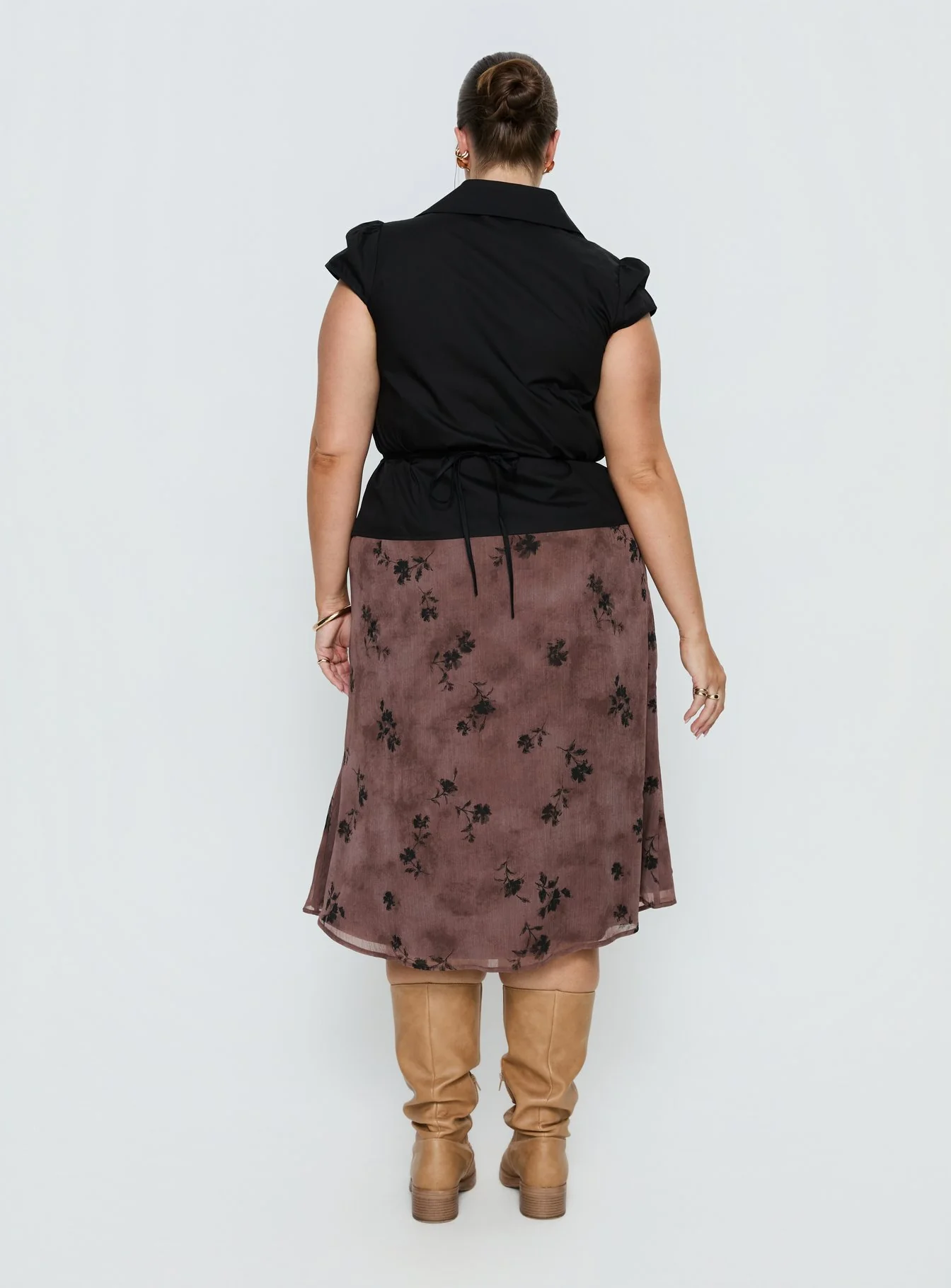 Moses Midi Skirt Multi Curve
