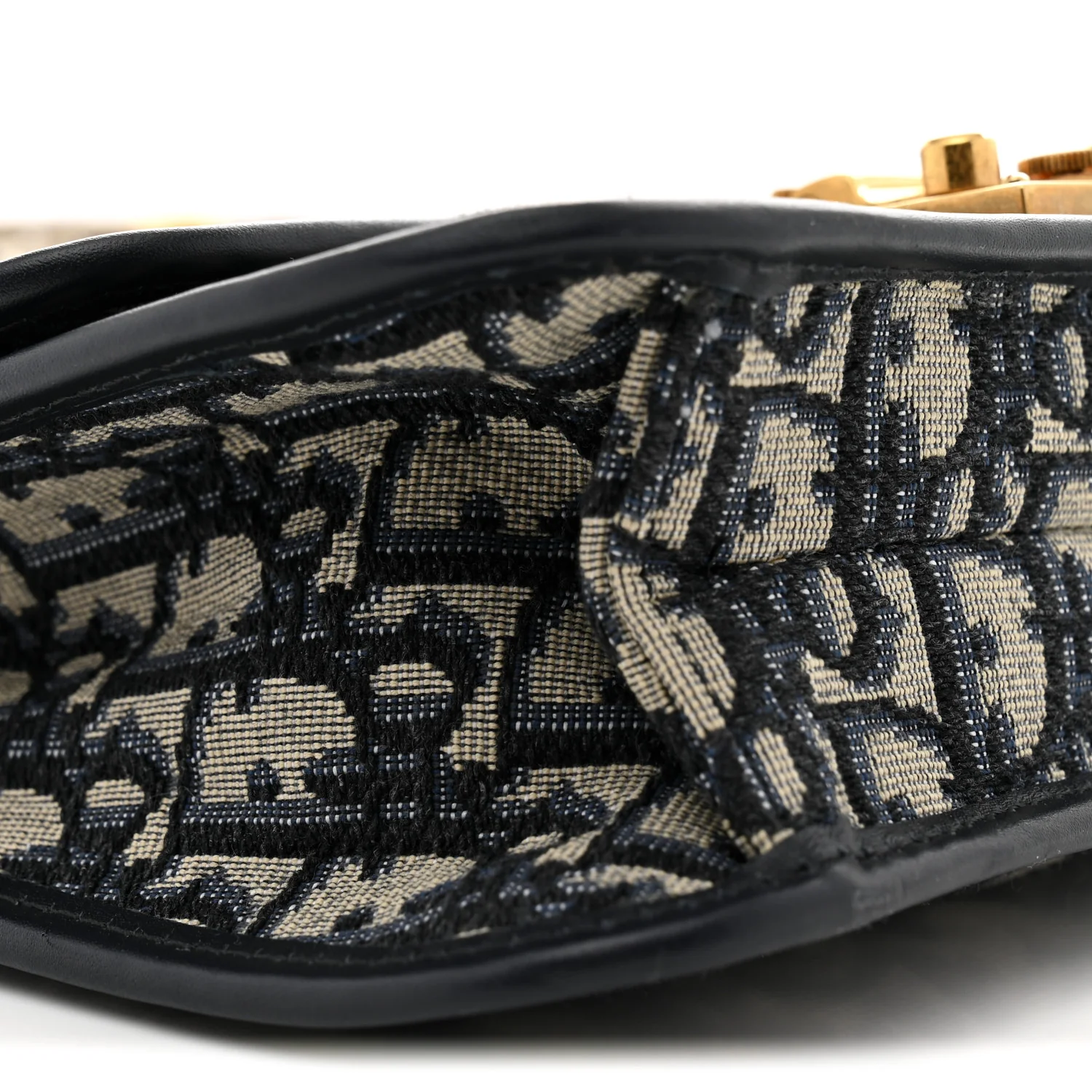 Oblique Small DiorAddict Flap Bag Navy Blue - Top Club