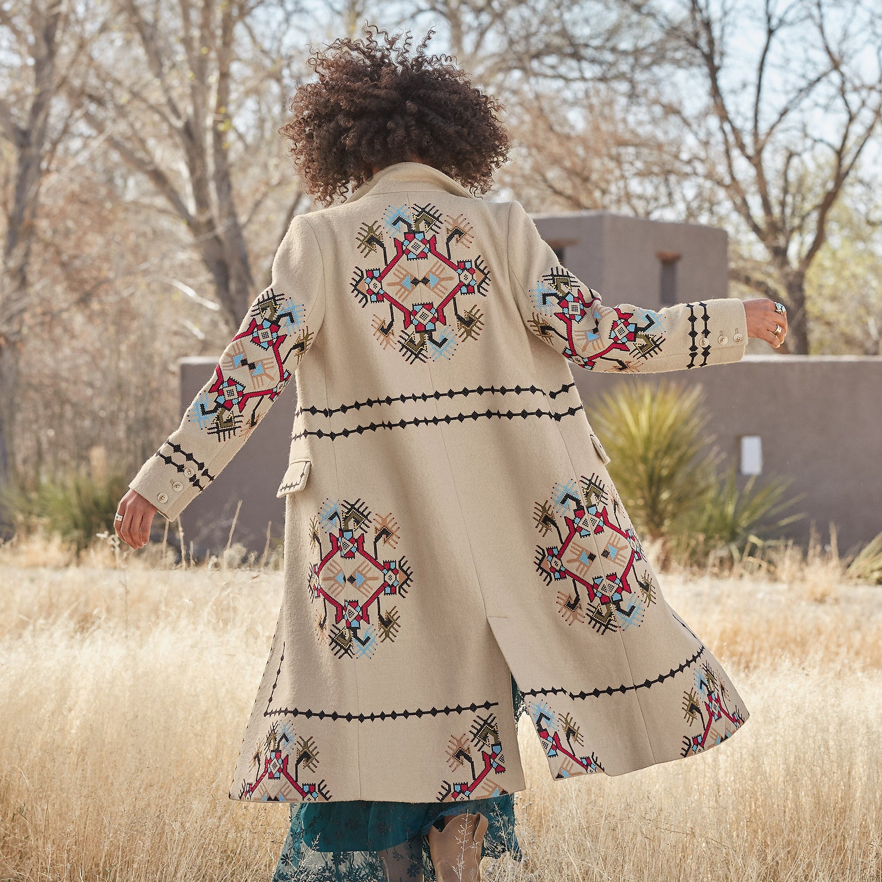 Cardiff Folk Coat, Petite - Sundance Living