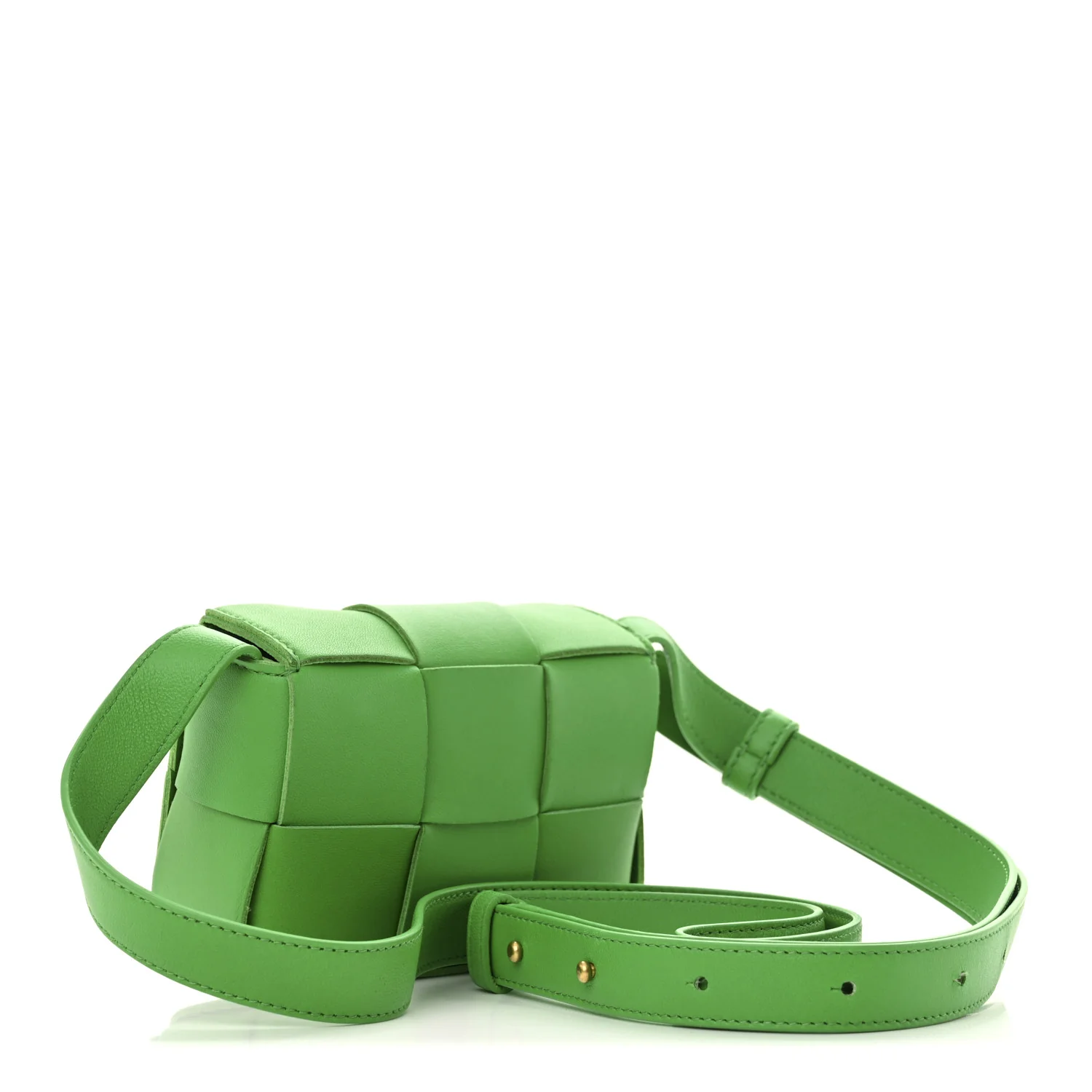 Lambskin Maxi Intreccio Candy Cassette Crossbody Bag Parakeet - Top Club