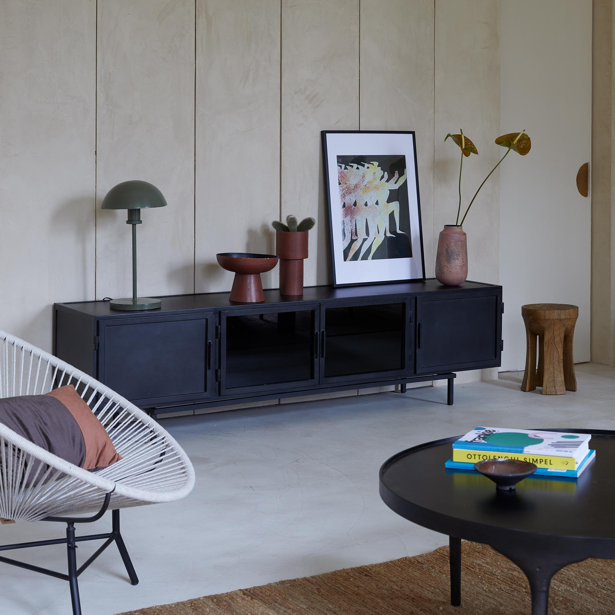 Tv-meubel Brooklyn zwart