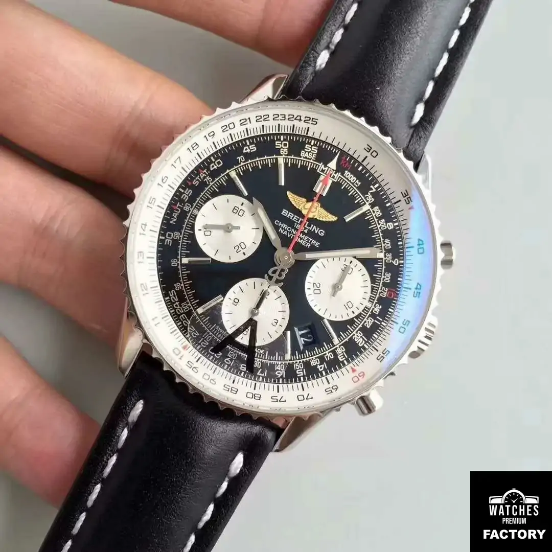 Breitling Navitimer GMT AB044121 / BD24 / 441X / A20BA.1 JF Factory Black Dial