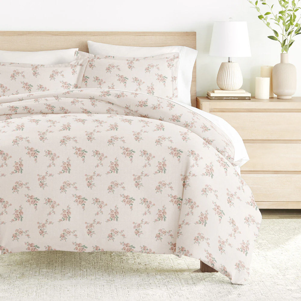Apricot Pattern 3-Piece Duvet Cover Set (Sale)
