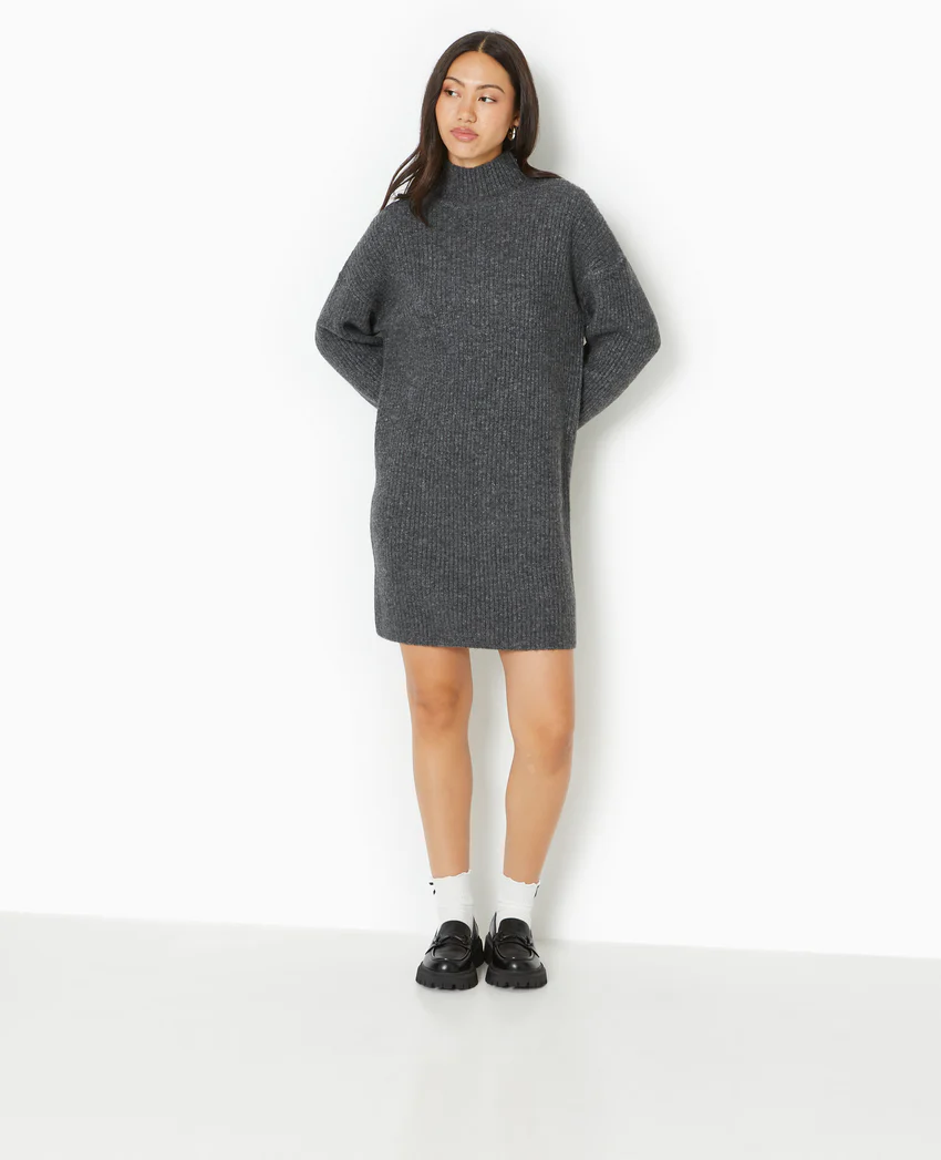Pimkie Robe courte en maille côtelée