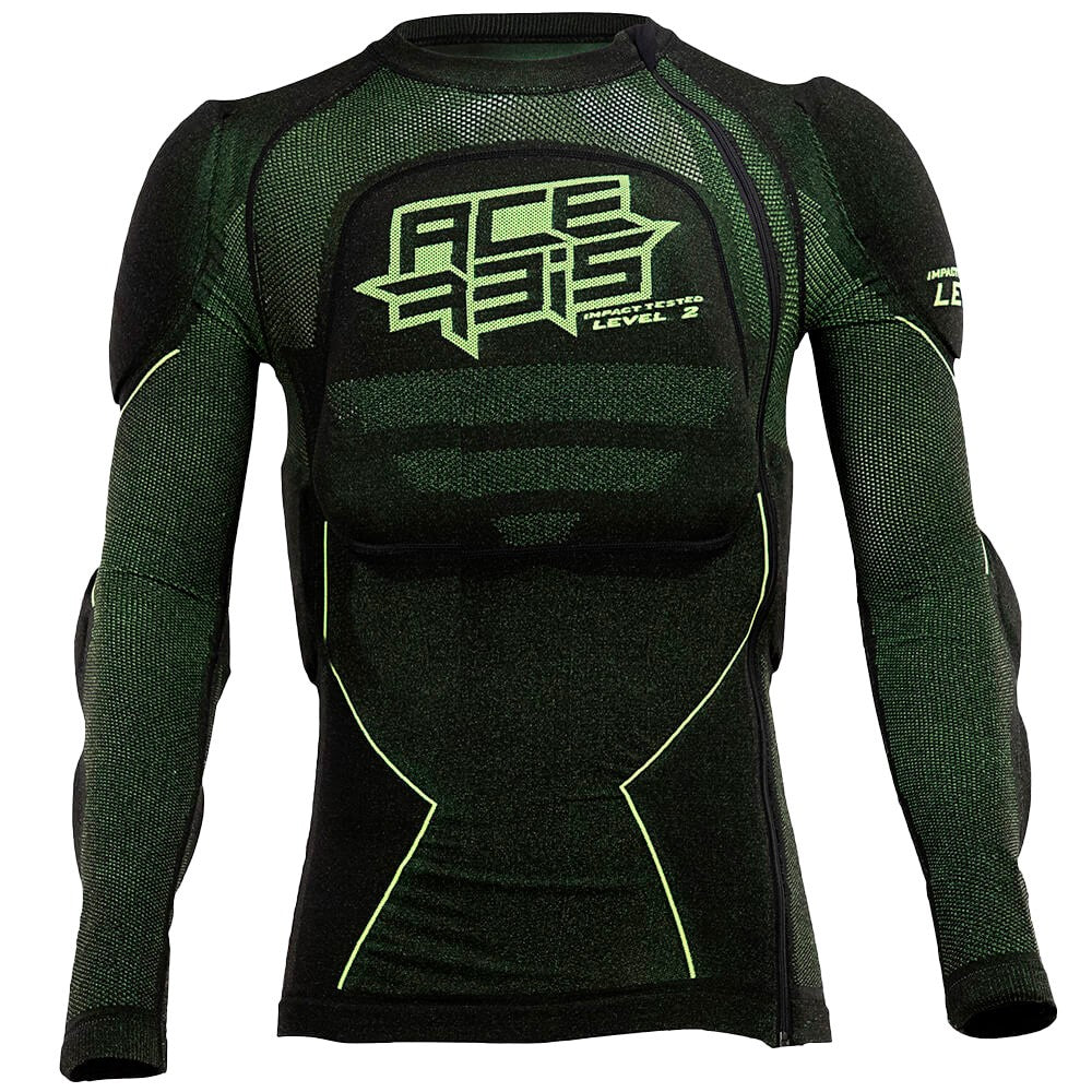 CHILDREN'S PETO ACERBIS X-FIT FUTURE LEVEL 2 - BLACK / FLUOR
