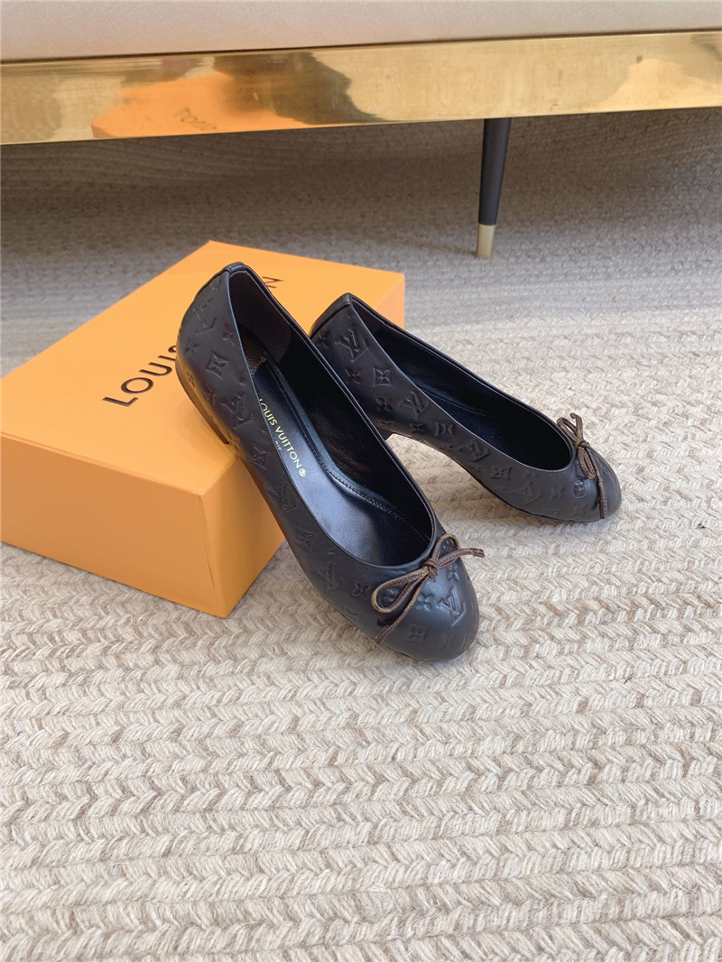 louis vuitton LV NINA flat bottom bowknot shoes - Sneaker Replica Workshop