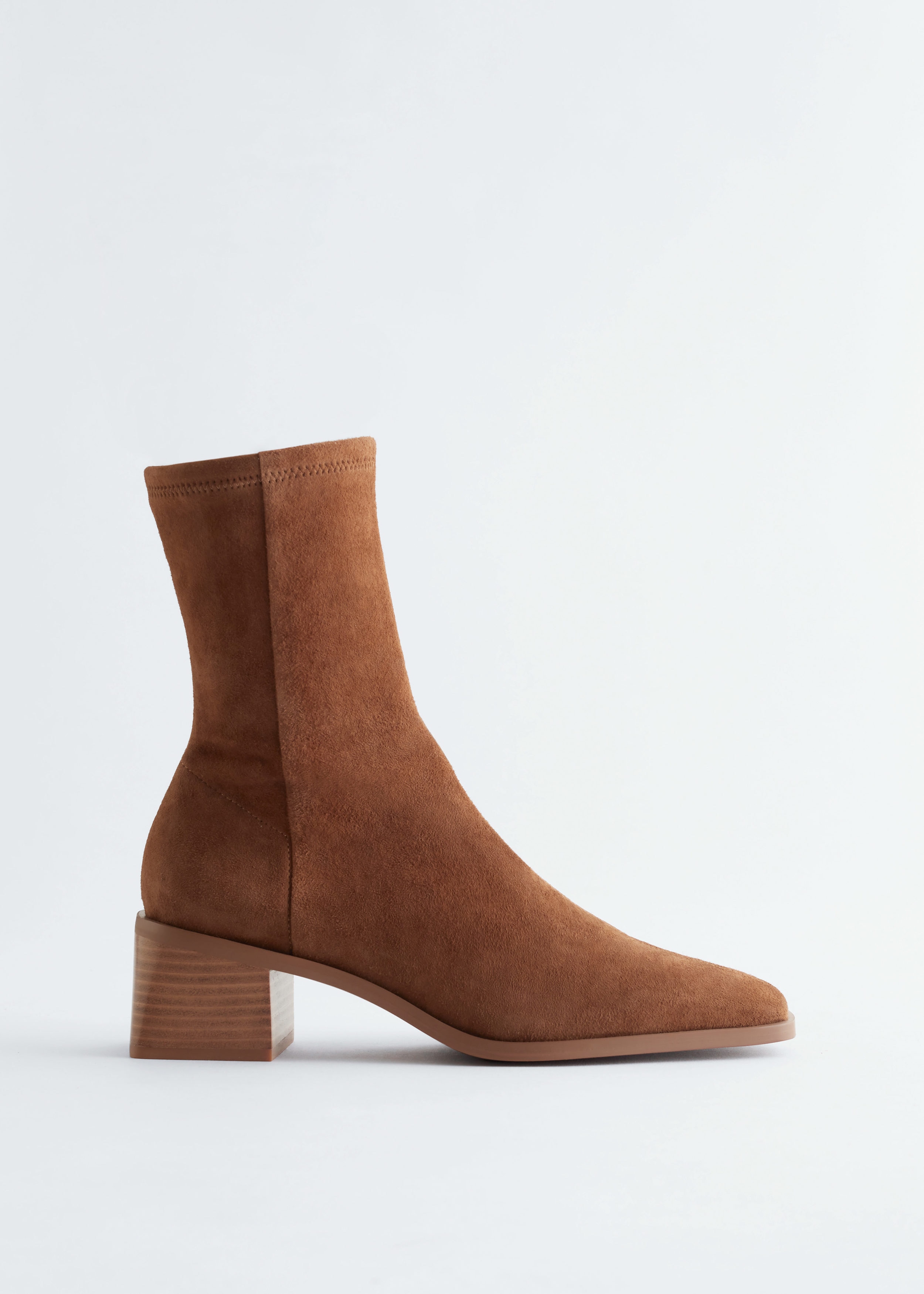 & Other Stories SUEDE SOCK BOOTS