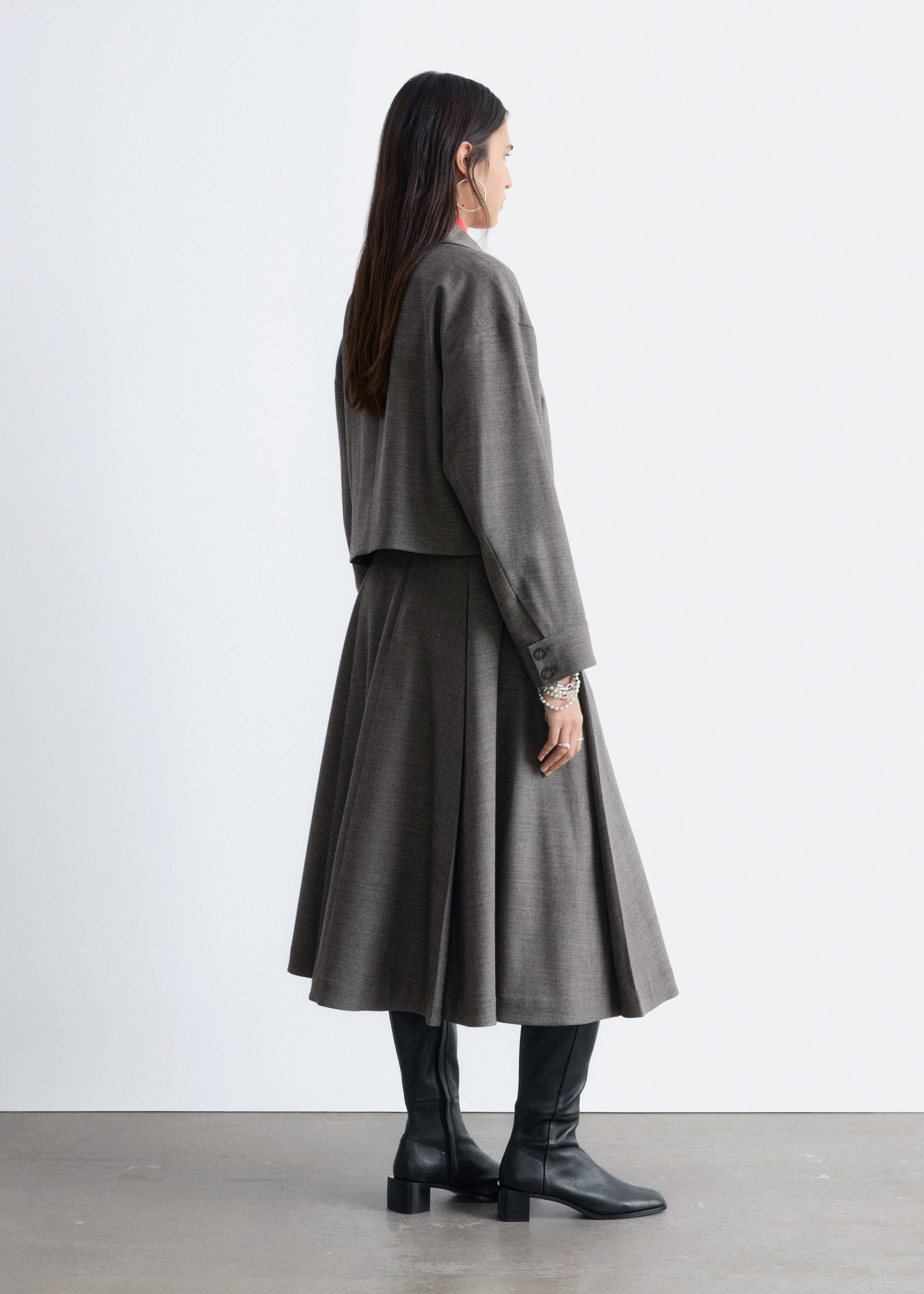 & Other Stories SHORT WOOL JACKET