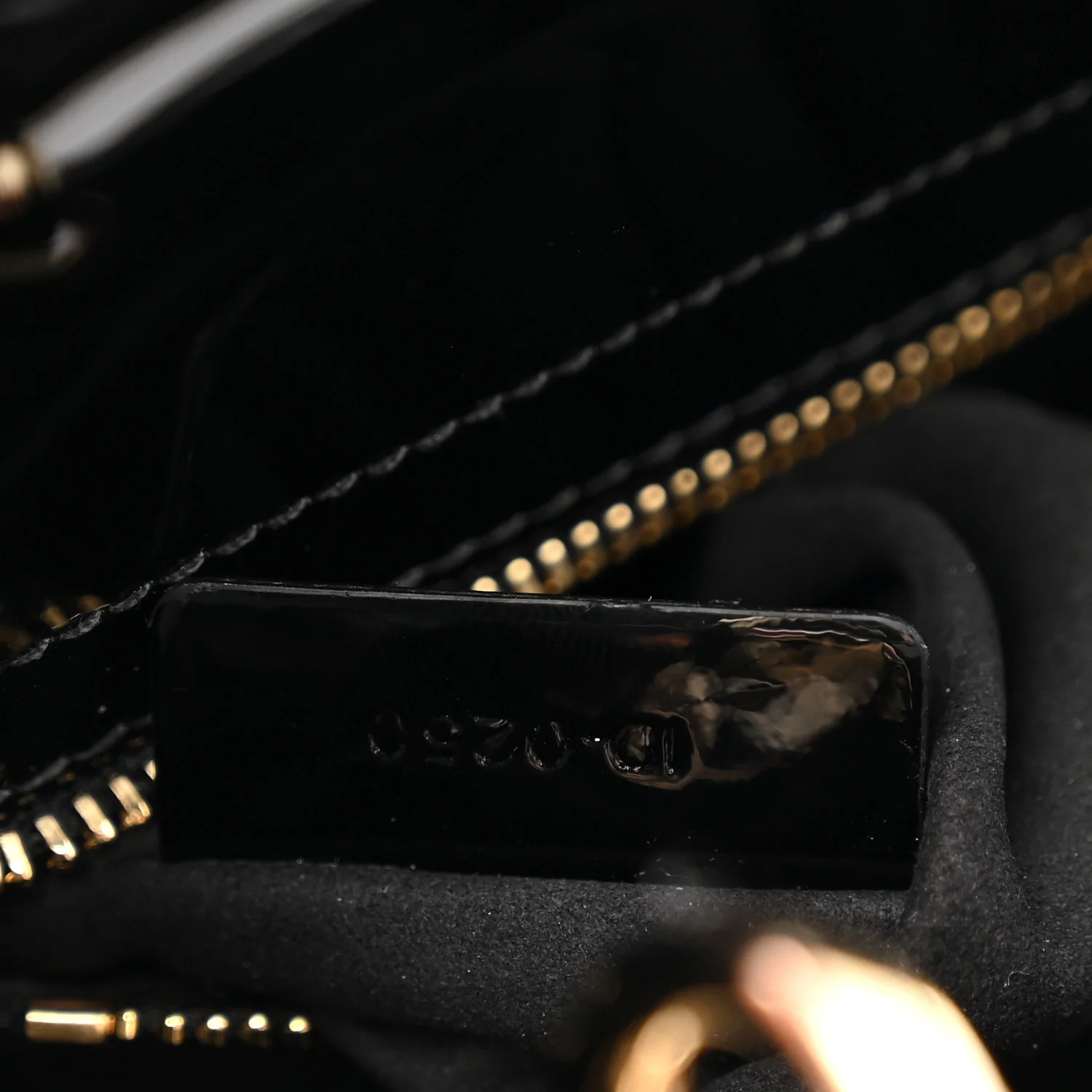 Patent Cannage Mini Lady Dior Black - Top Club