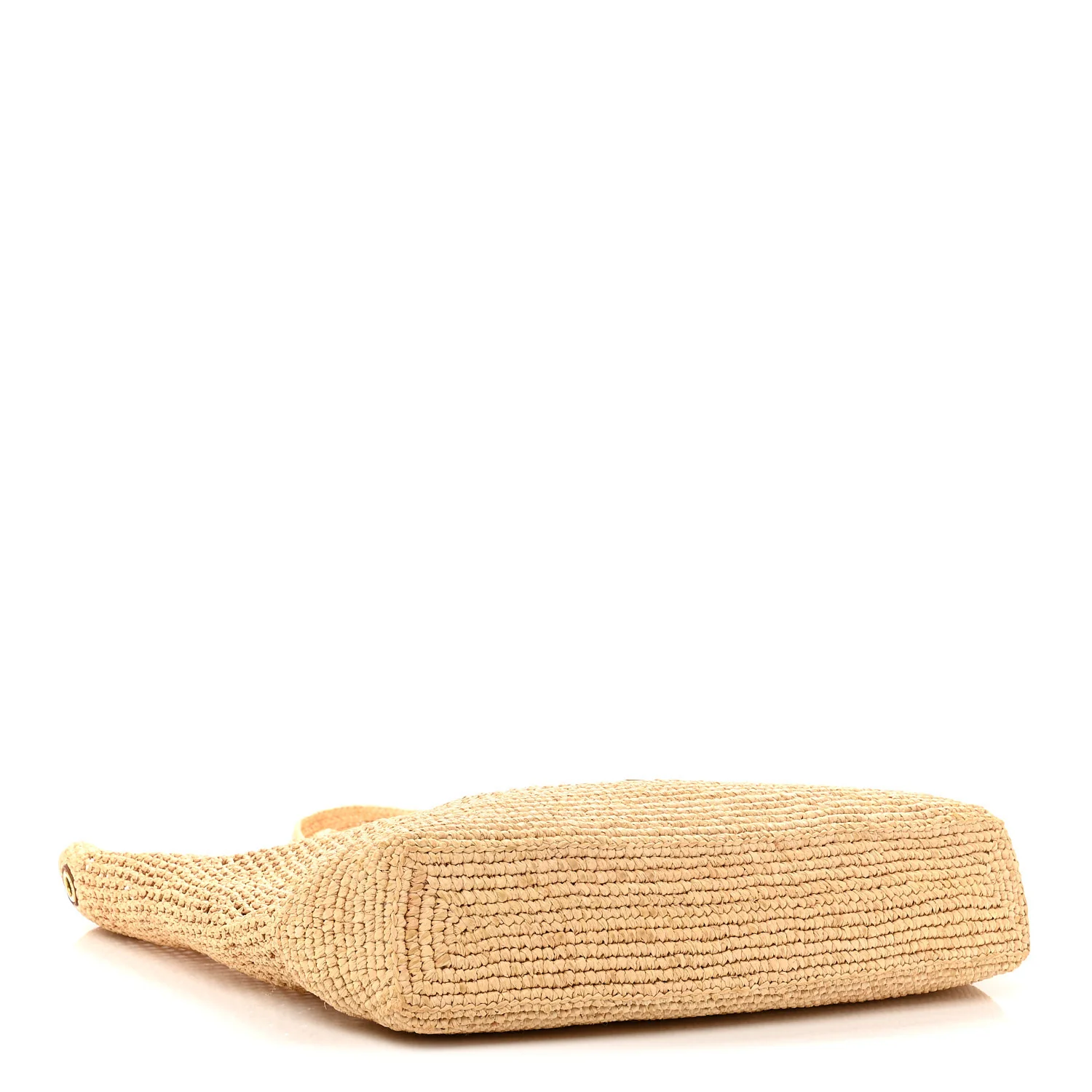 Raffia Icare Shopping Tote Natural - Top Club