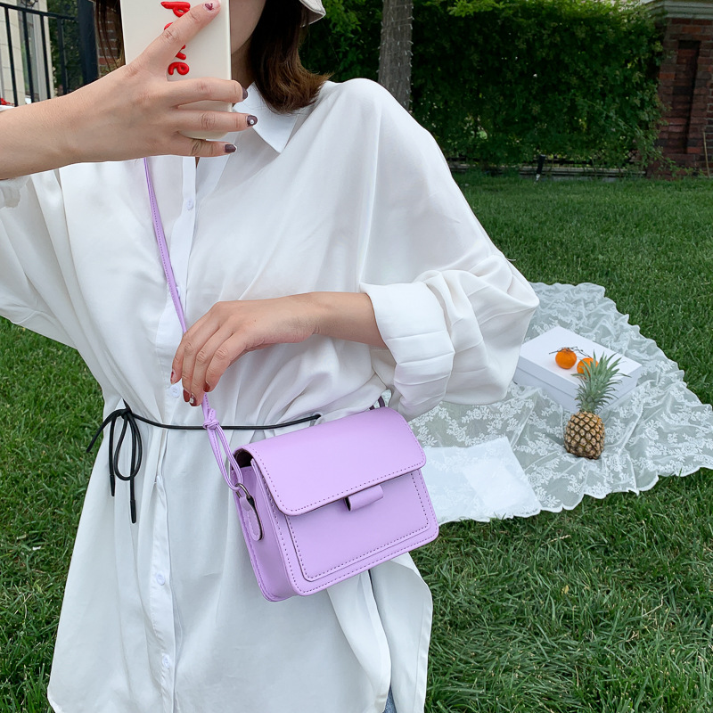 New women's small bag 2020 spring new trendy casual versatile fashion small square bag retro shoulder crossbody bag