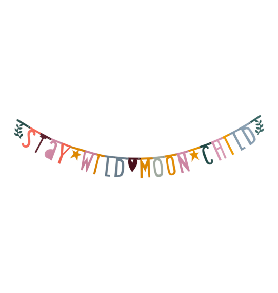 Letterbanner Boho Boho