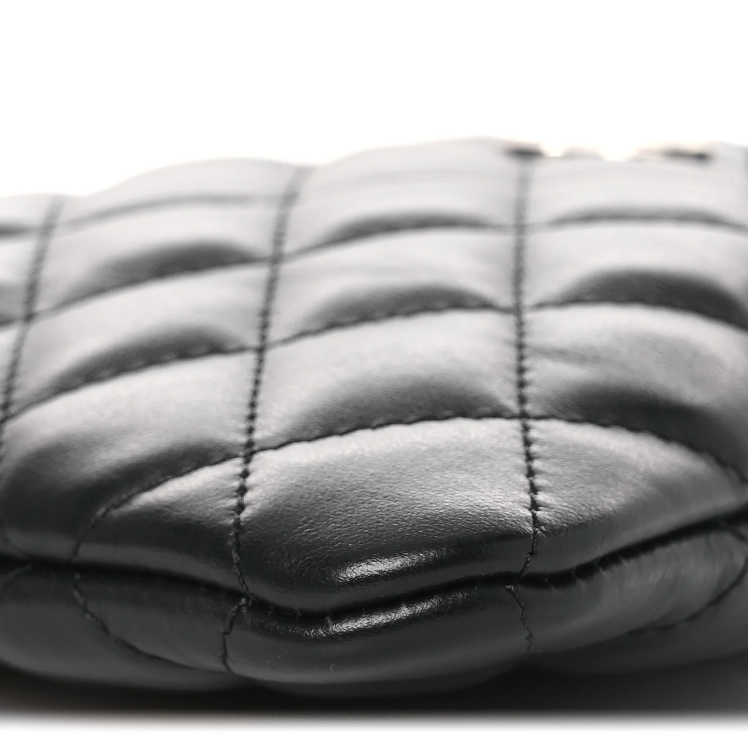 Lambskin Quilted Uniform Crossbody Bag Black - Top Club