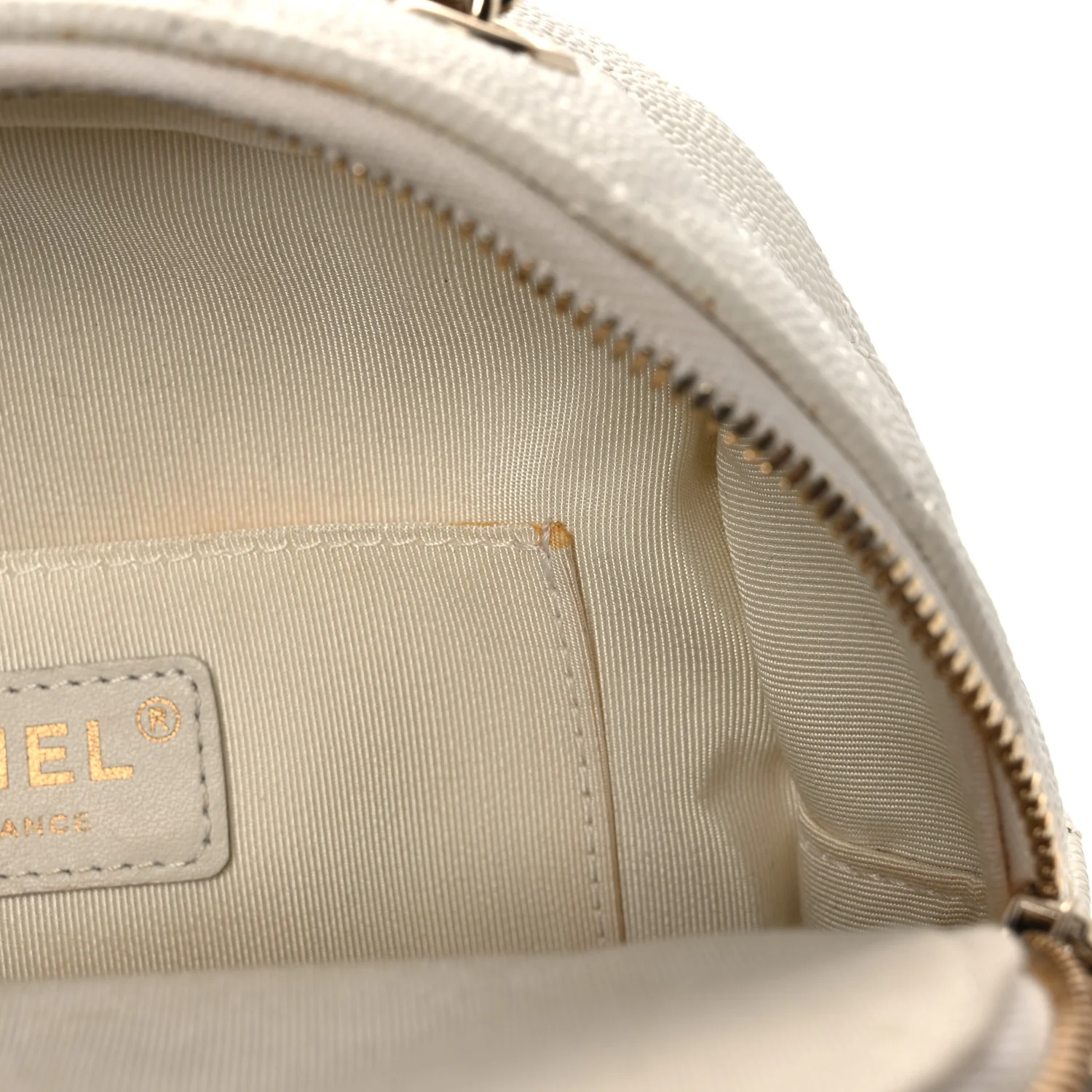 Caviar Quilted Small CC Day Backpack White - Top Club