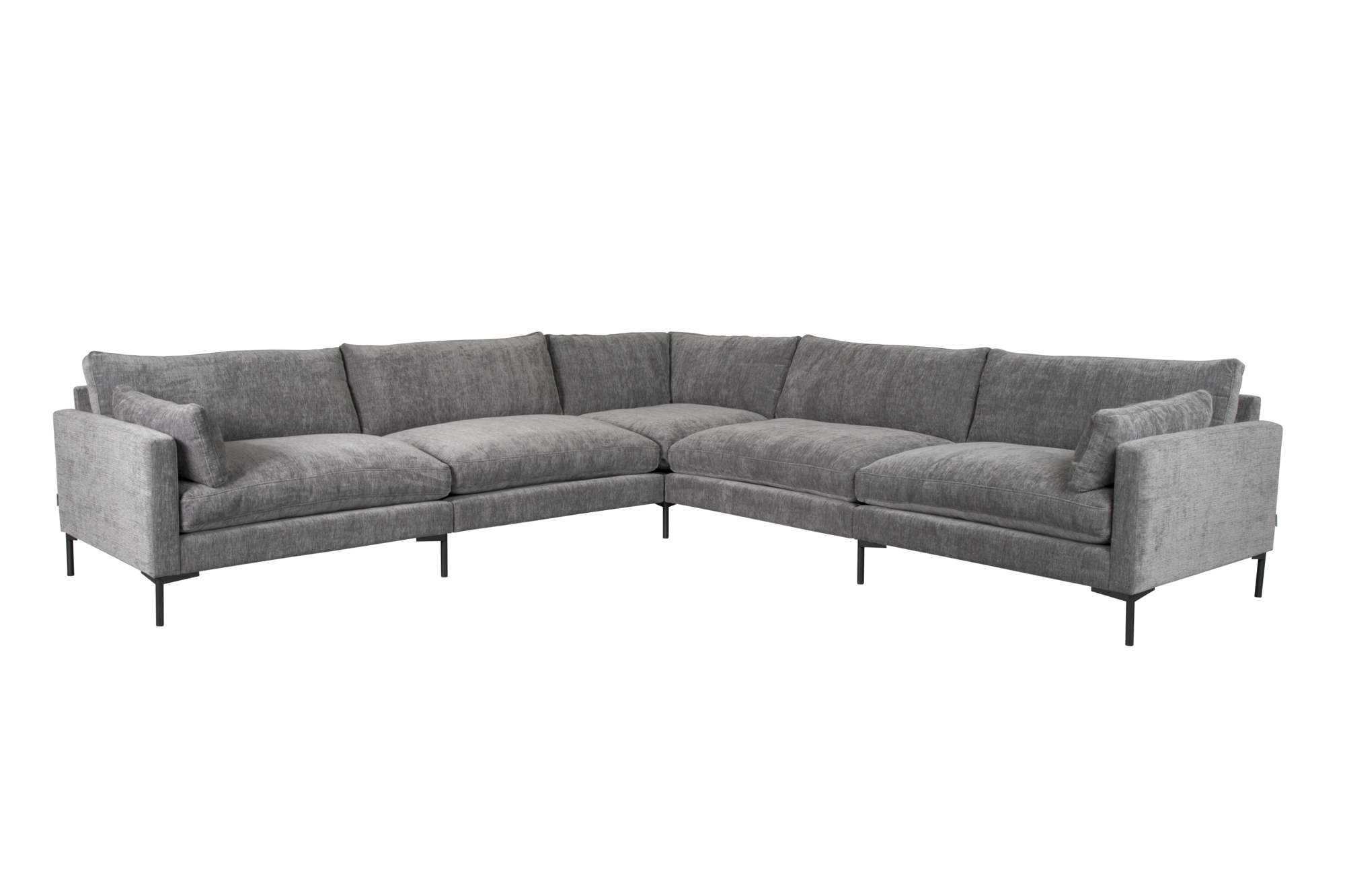 Hoekbank Summer 7-zits Antraciet