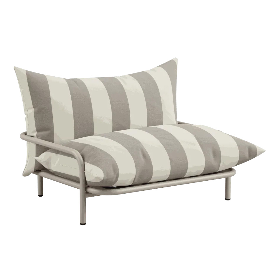 Tuinstoel Mollis lounge chair renesse taupe