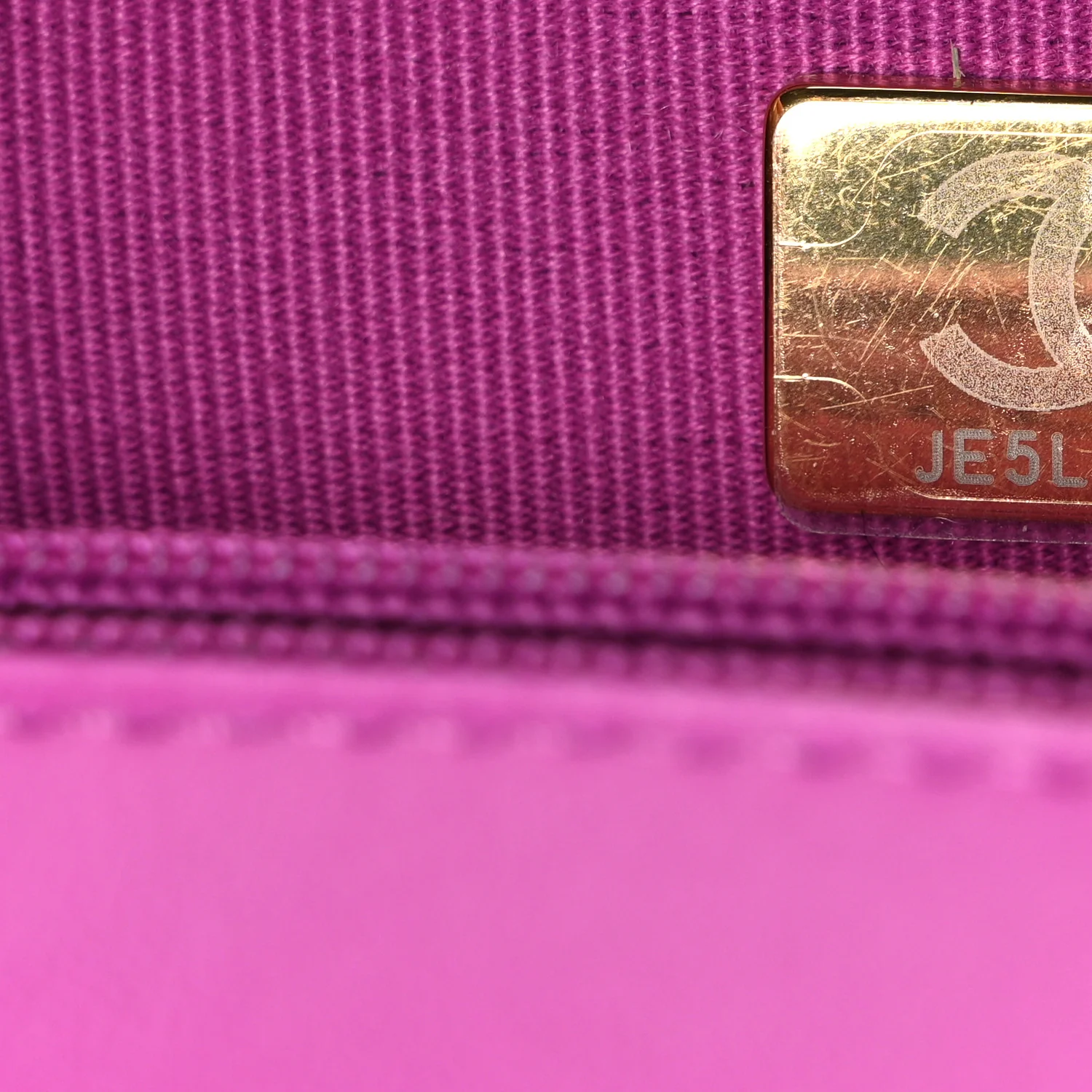 Lambskin Quilted CC Small Dynasty Flap Purple - Top Club