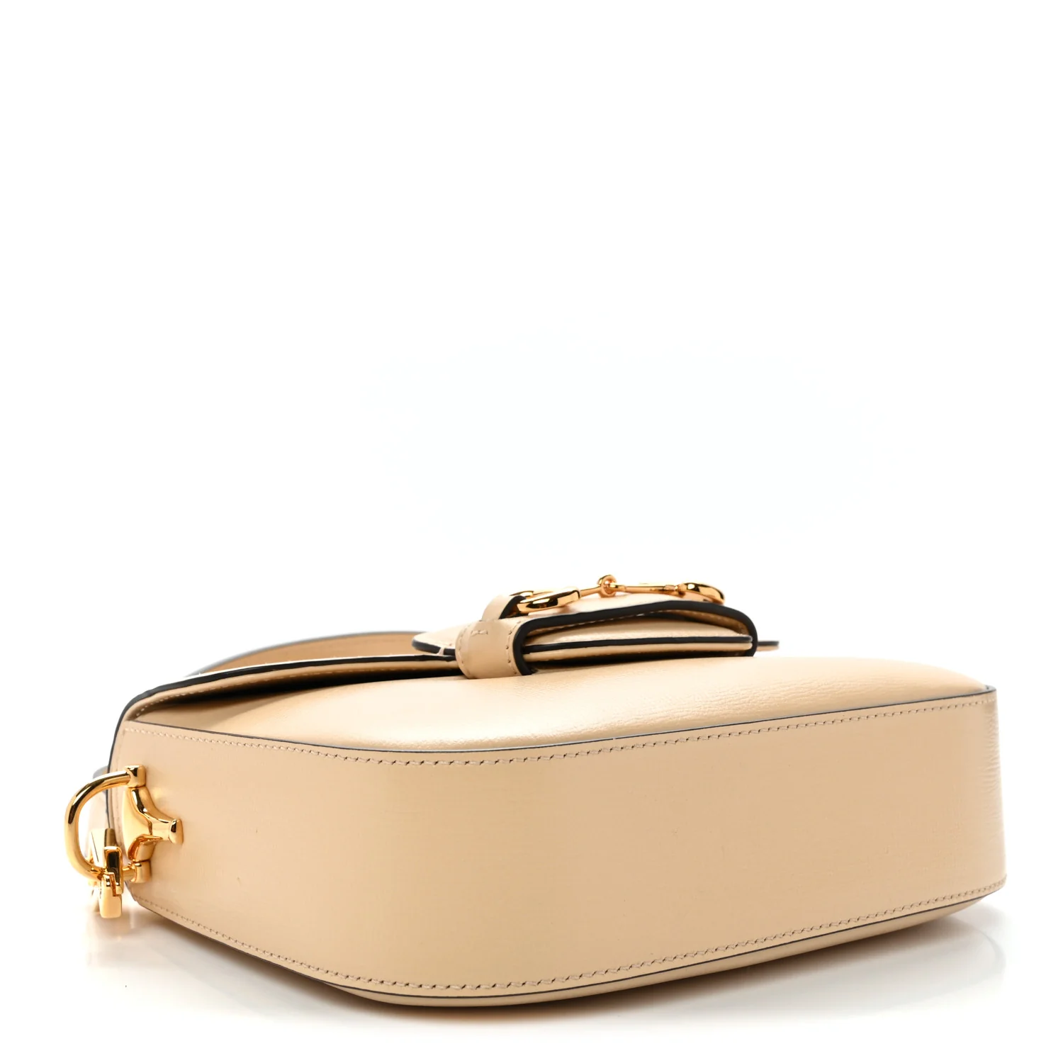 Azalea Calfskin Web Mini Horsebit 1955 Shoulder Bag Bubble Tea - Top Club