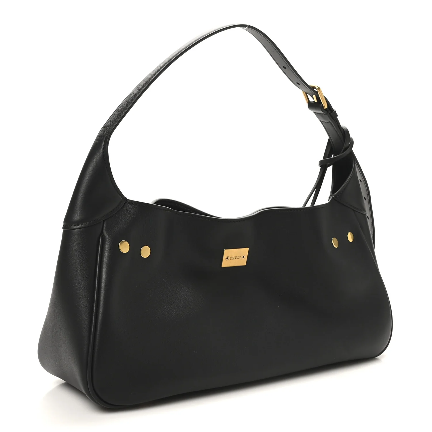 Smooth Calfskin Small Bel Air Shoulder Bag Black - Top Club