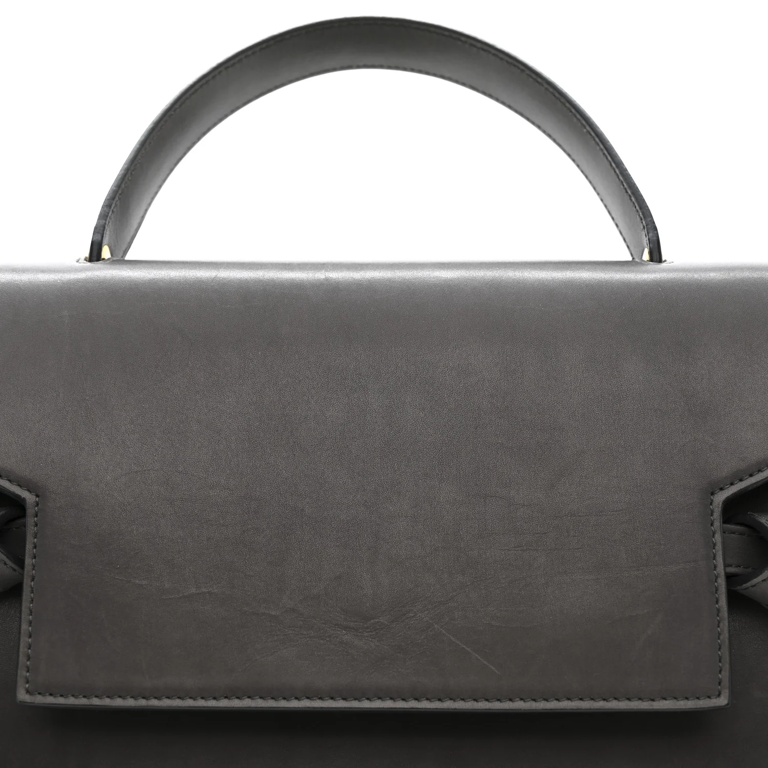 Smooth Calfskin Mini Belt Bag Grey - Top Club