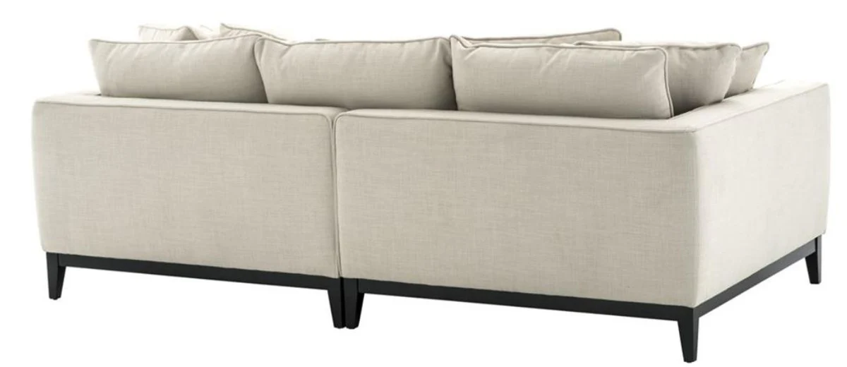 Living room sofa natural color 248 x 127 x H. 94 cm - luxury living room furniture