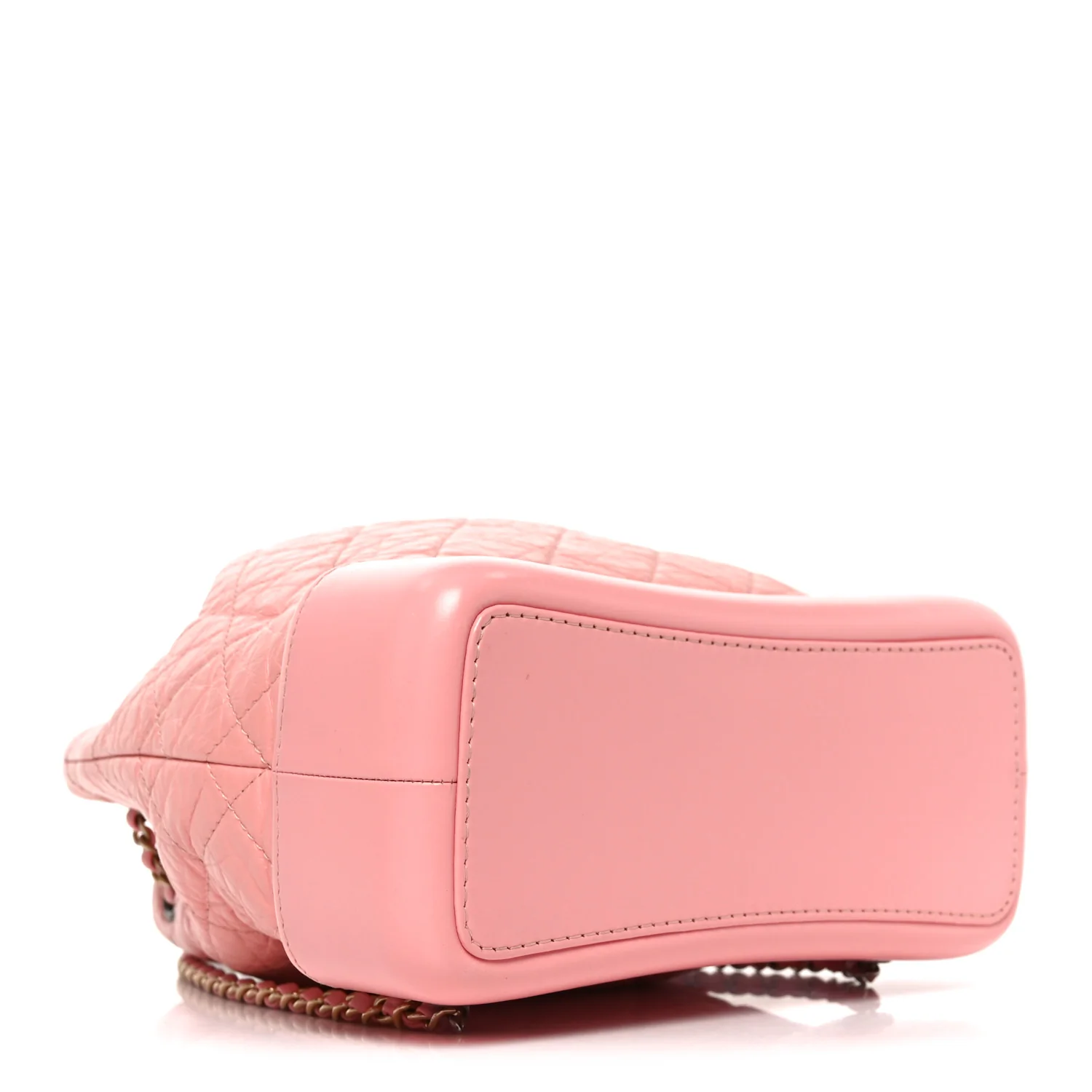 Aged Calfskin Quilted Small Gabrielle Backpack Pink - Top Club