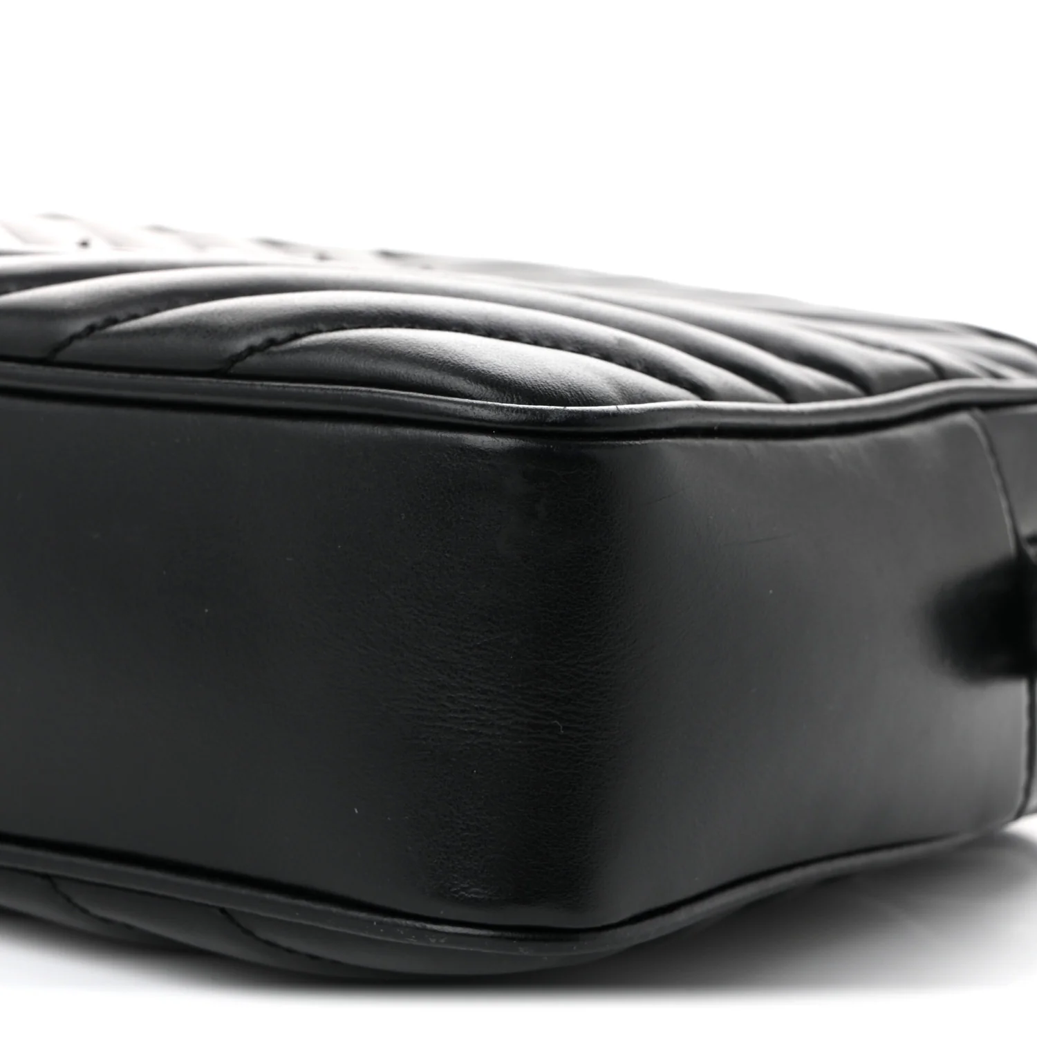 Calfskin Matelasse Monogram Monochrome Lou Camera Bag Black - Top Club