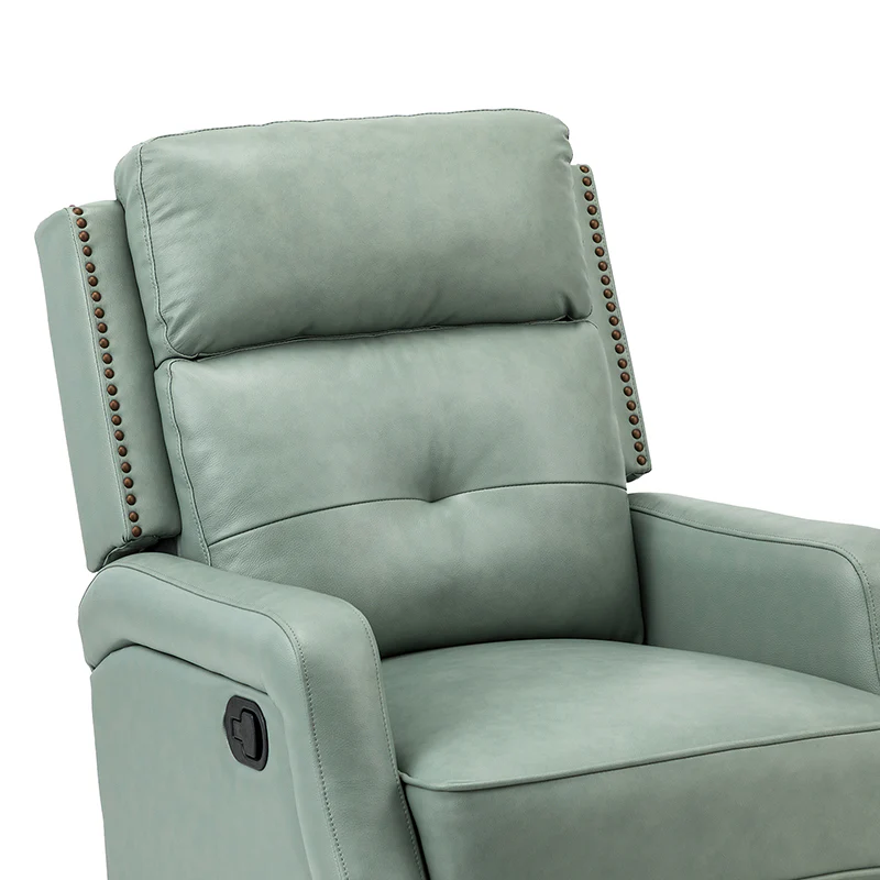 Benito 28.74" Wide Genuine Leather Swivel Rocker Recliner