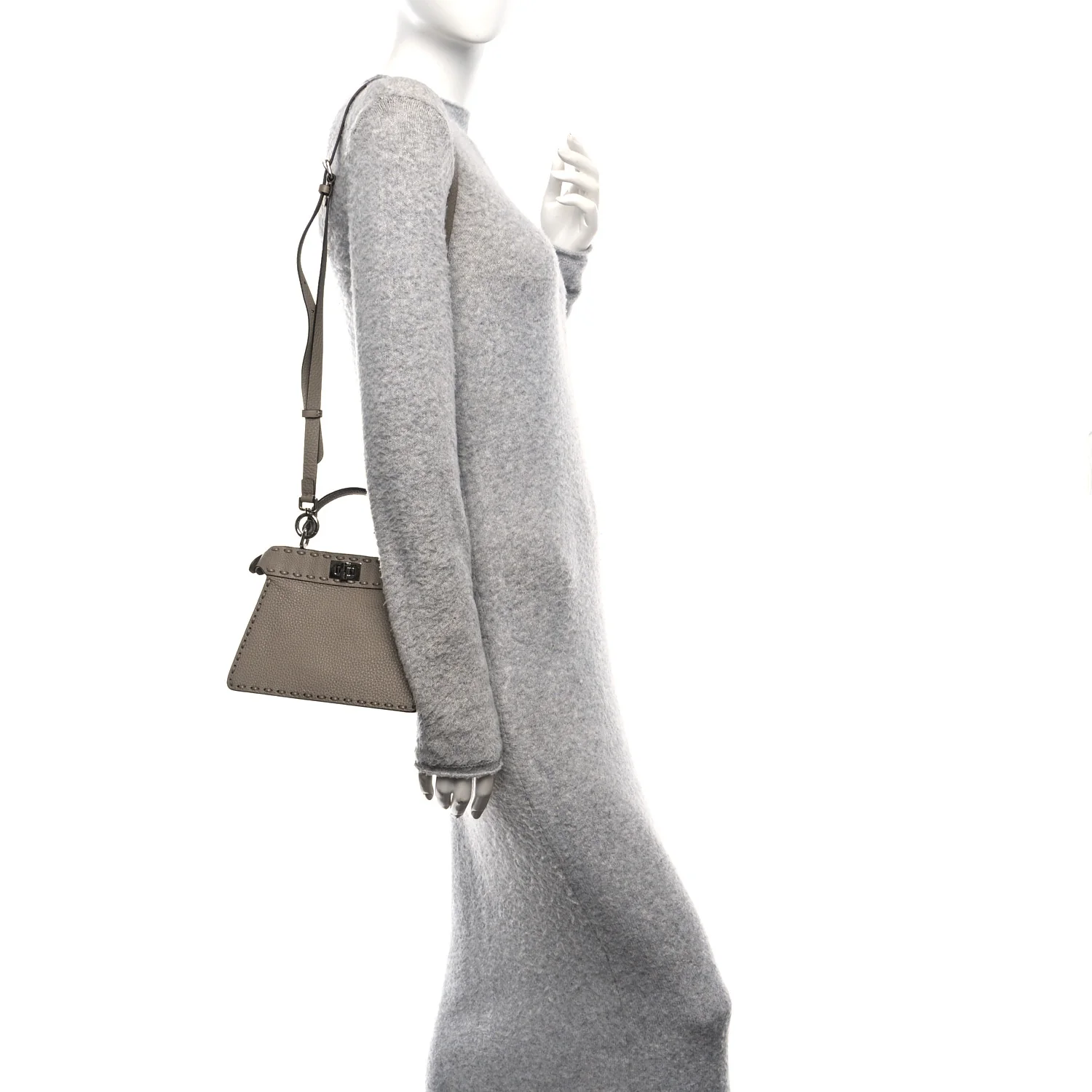 Cuoio Romano Selleria Mini Peekaboo I SEE U Iconic Satchel Fettuccia - Top Club