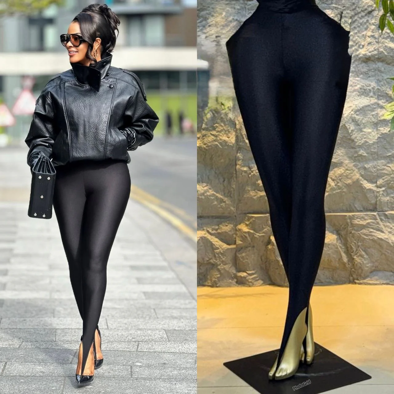 Peep-toe leggings - XYPARS