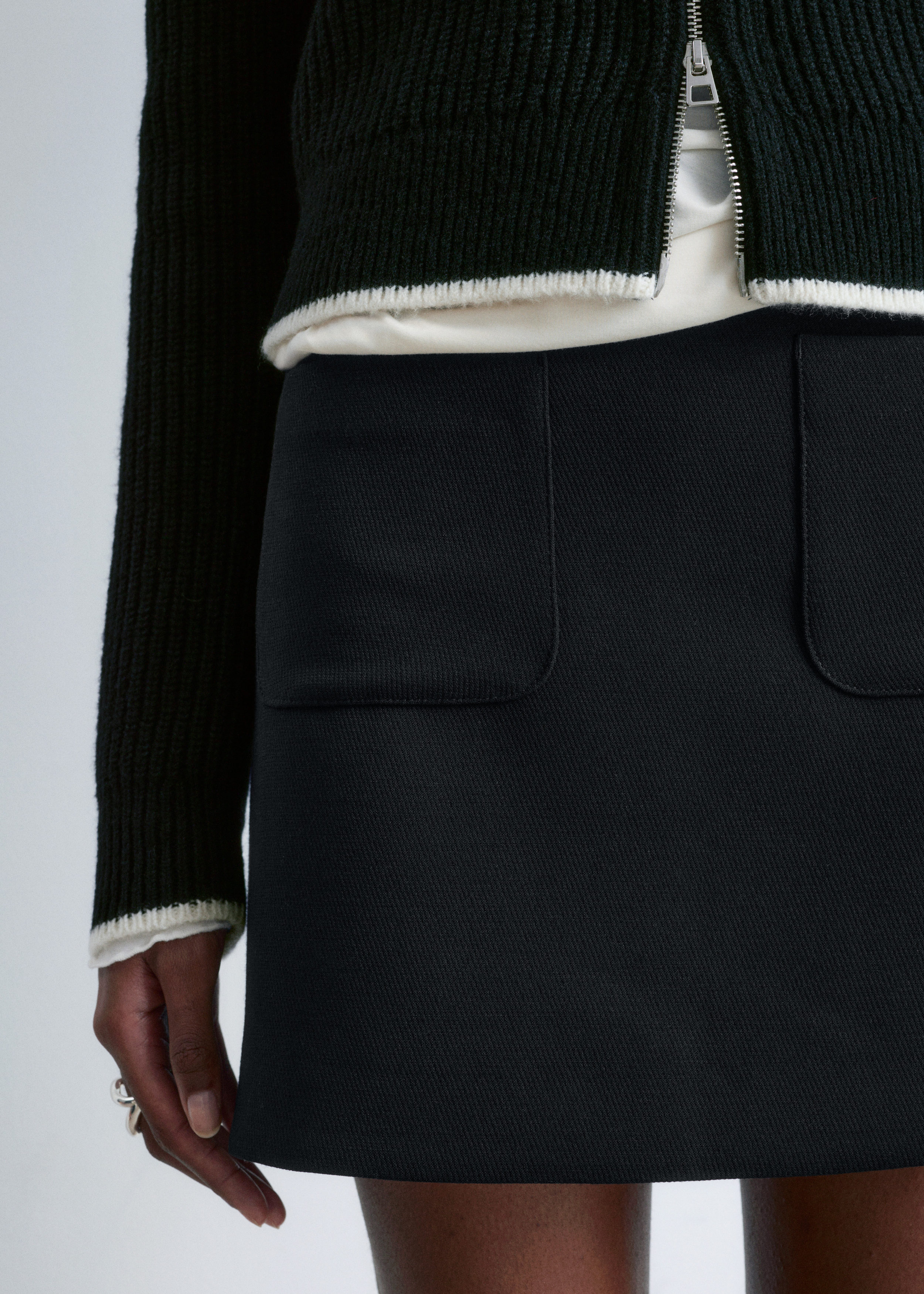 & Other Stories A-LINE MINI SKIRT