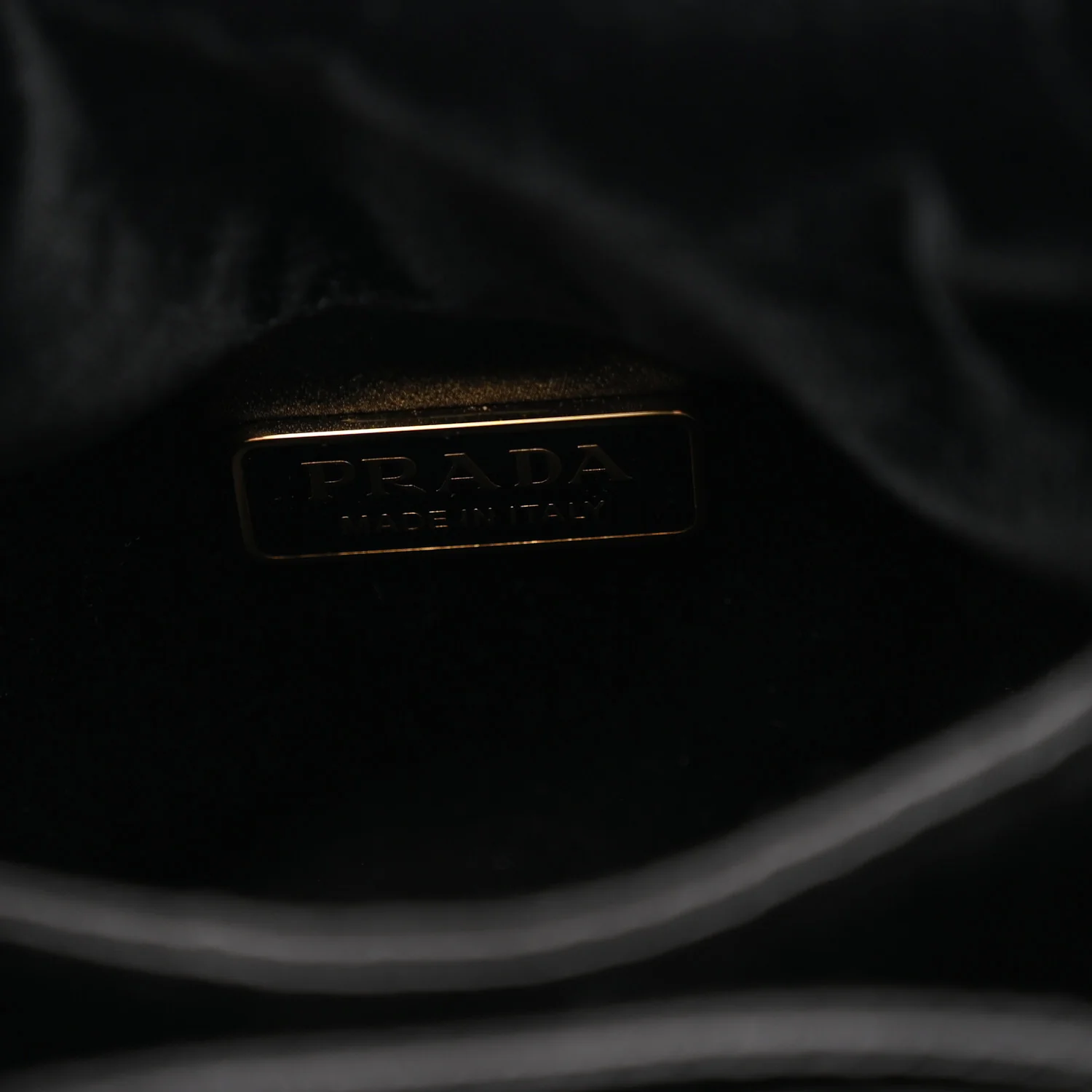 Padded Velvet Mini Bag Black - Top Club