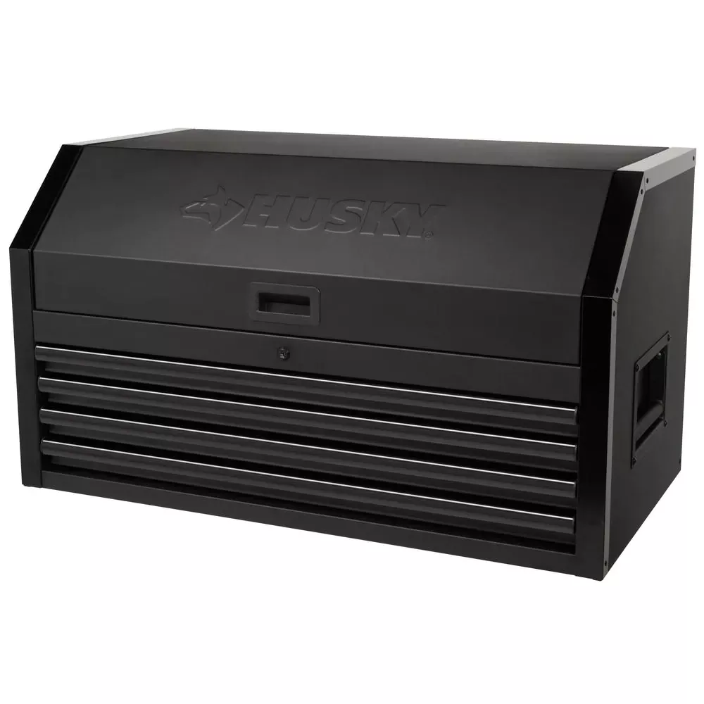 SCHLUSSANTRÄGE 41 IN. W X 21.5 IN. D 4-DRAWER TOP TOOL CHEST IN MATTE BLACK