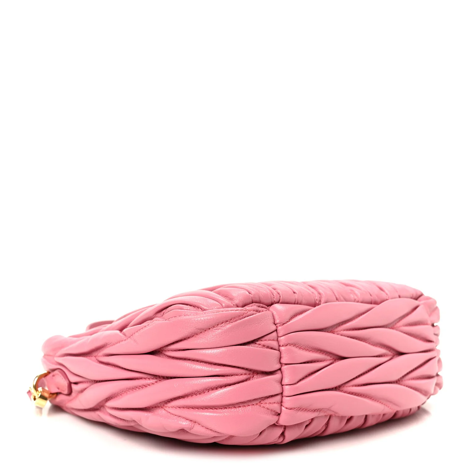 Nappa Matelasse Small Wander Hobo Pink - Top Club