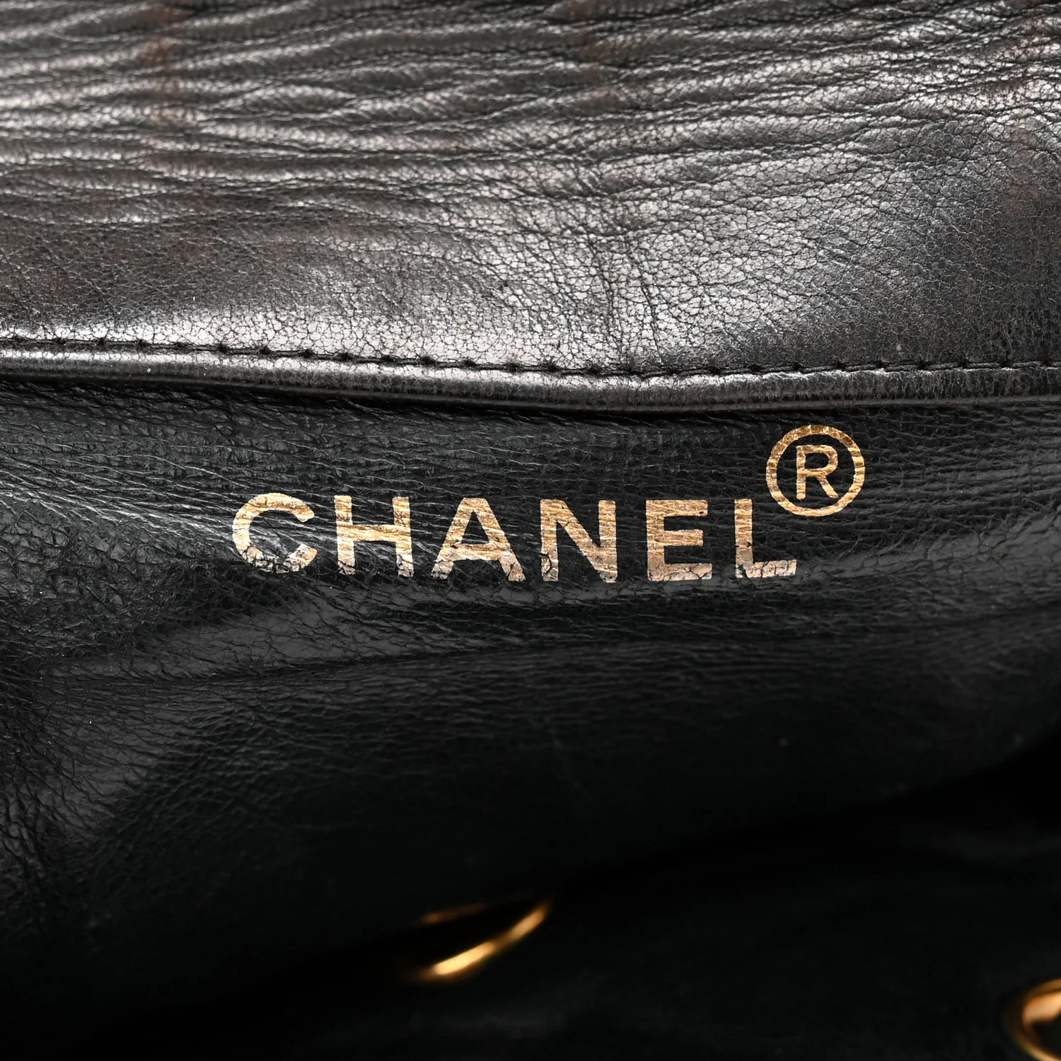 Lambskin Quilted Drawstring Backpack Black - Top Club