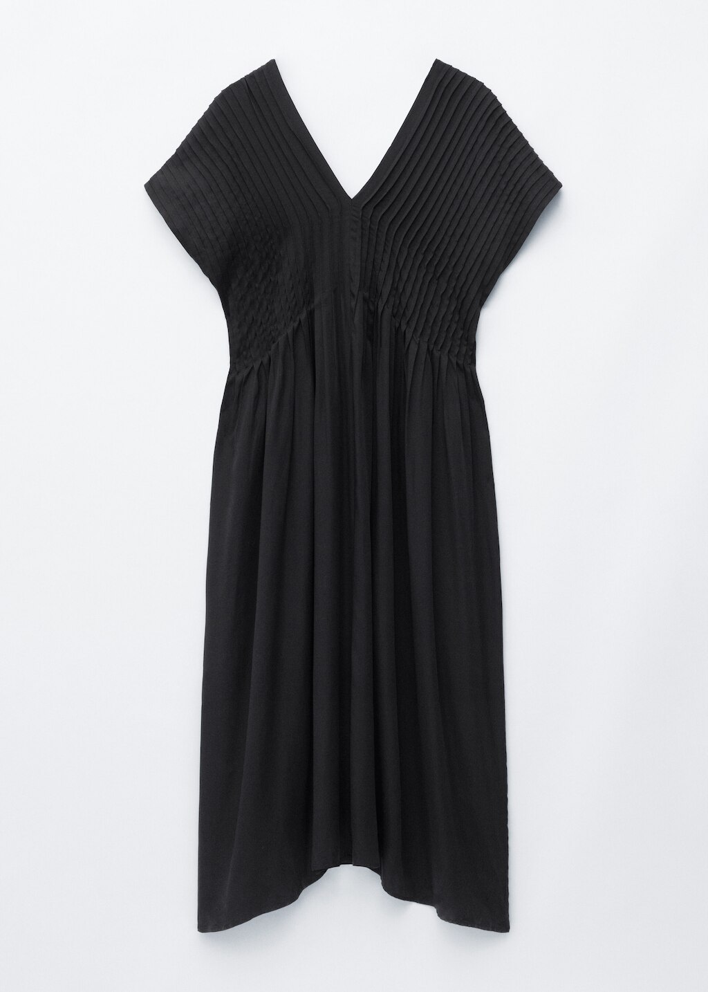 & Other Stories PLEATED DOLMAN MIDI DRESS