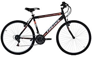BICICLETTA UOMO MTB 26 - colore nero/arancio